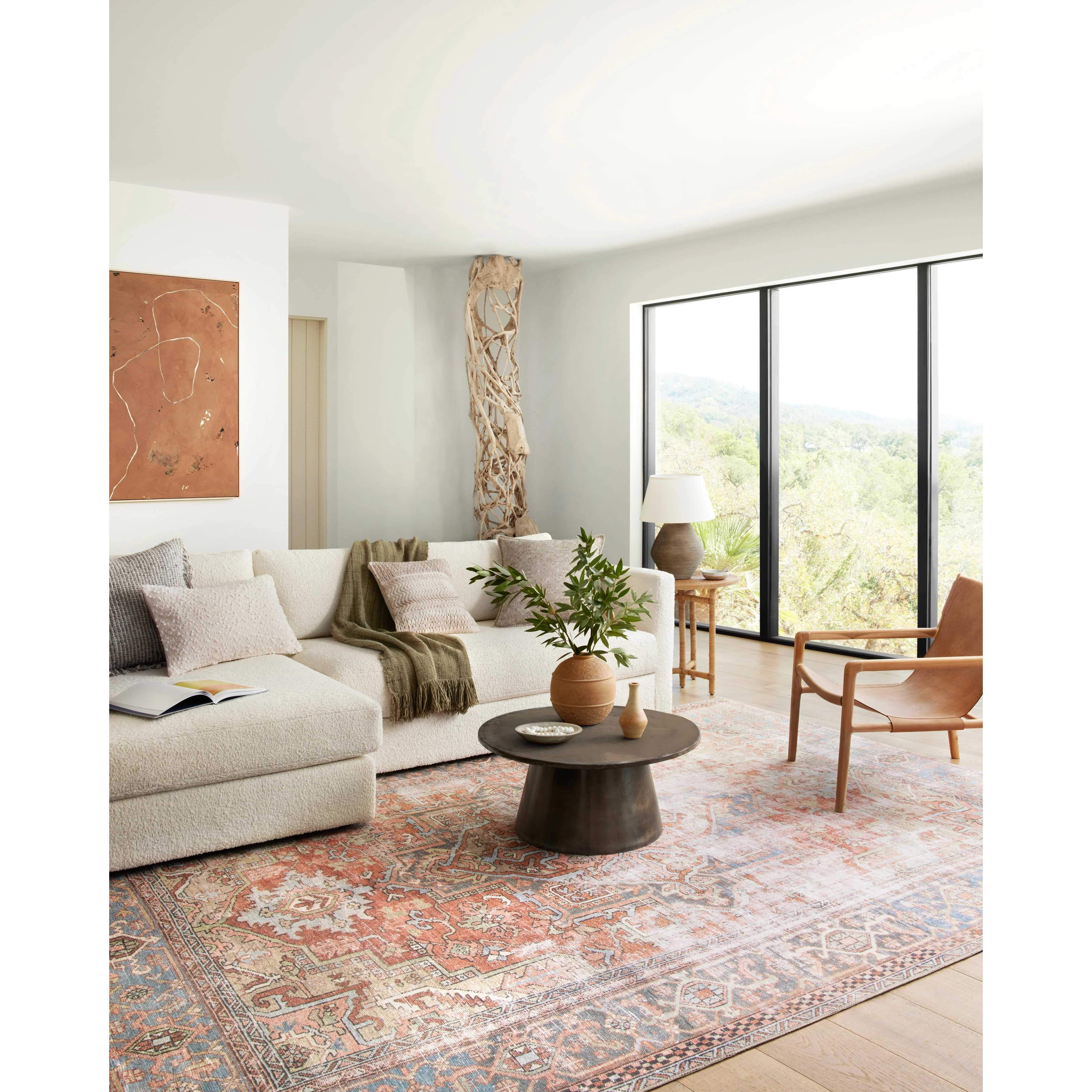 Loren Terracotta / Sky Rug - Image 7