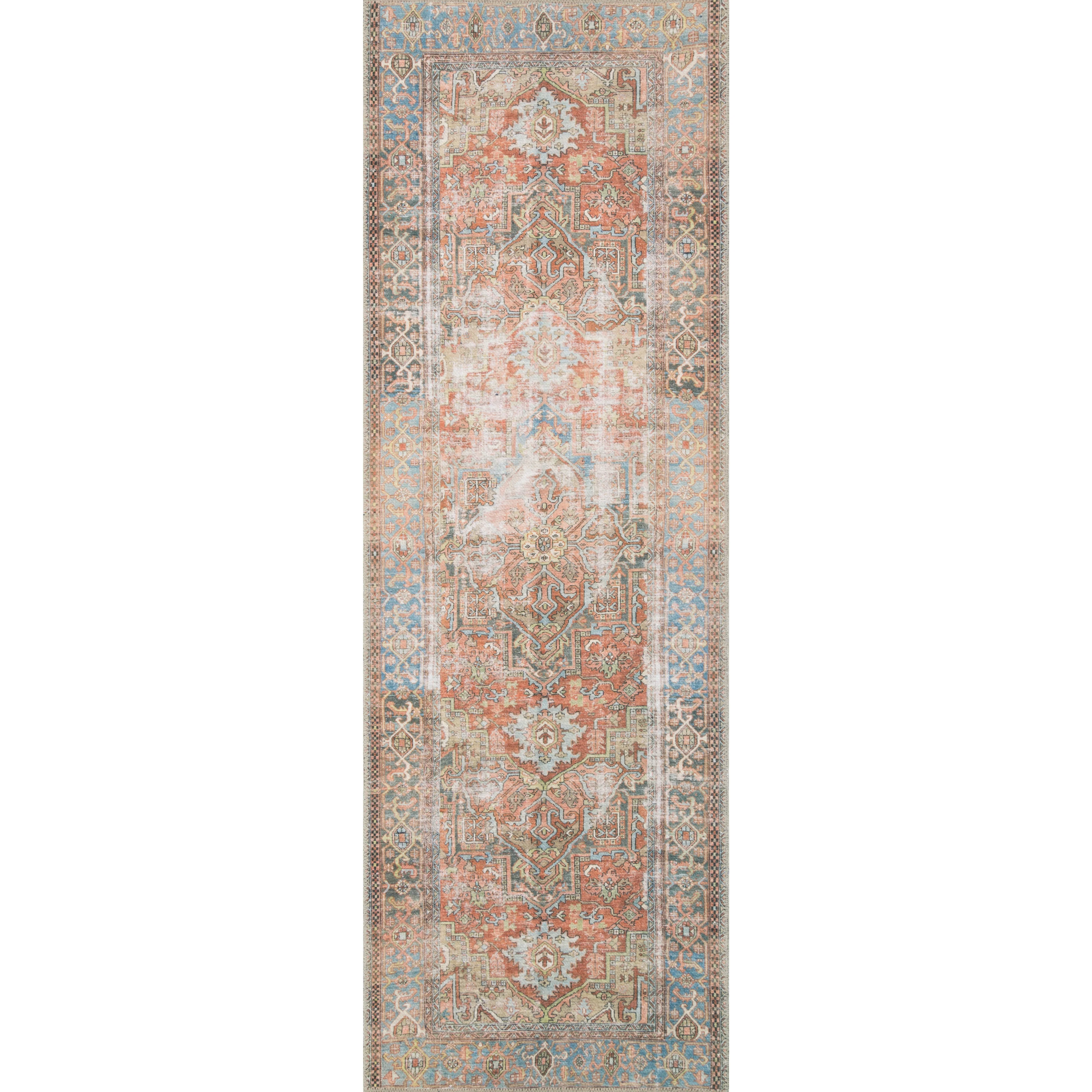 Loren Terracotta / Sky Rug - Image 8