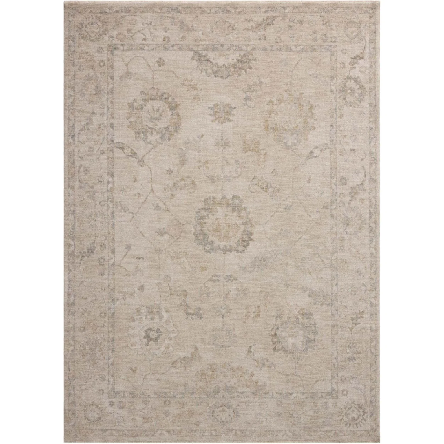 Louisa Oatmeal / Slate Rug | Chris Loves Julia x Loloi