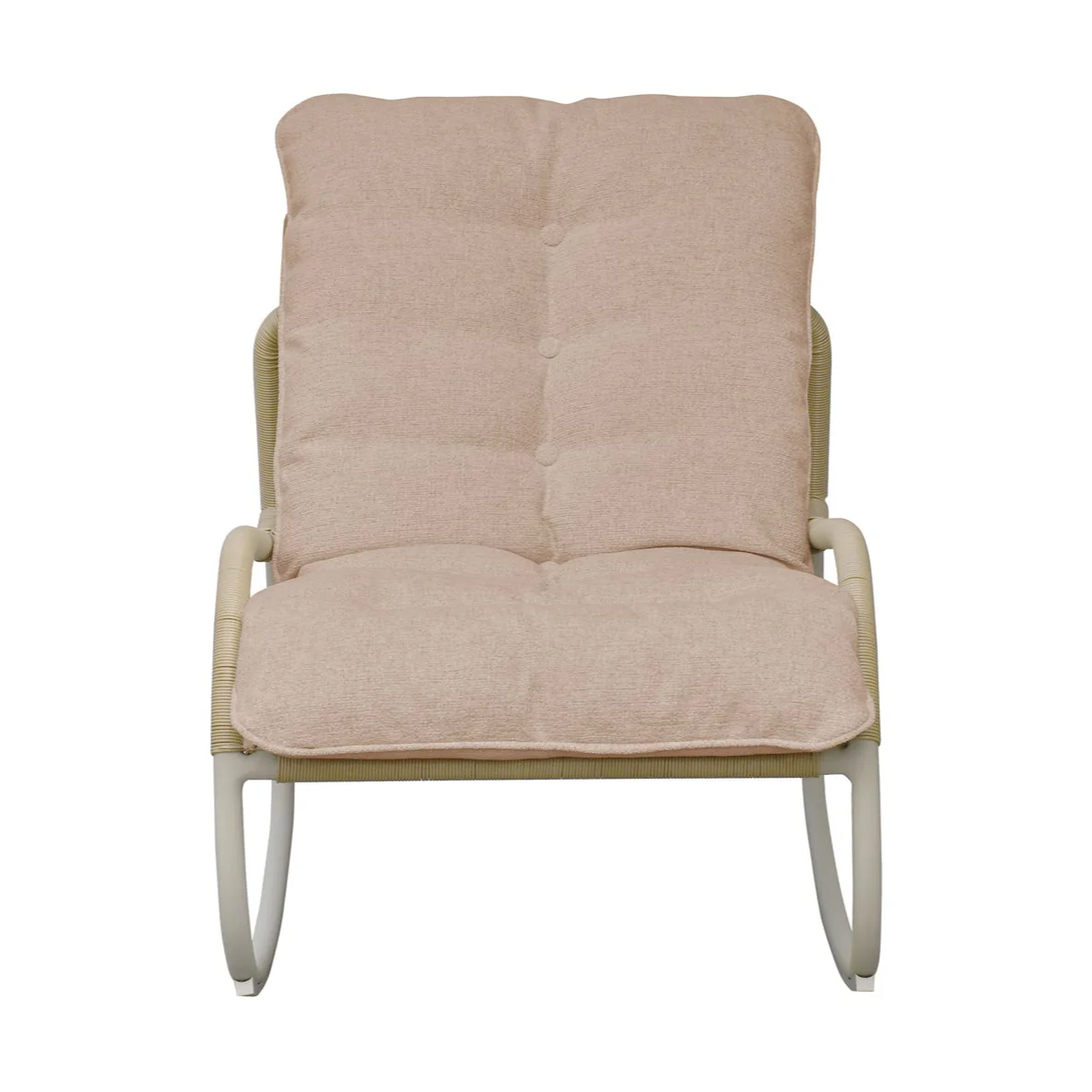 Lyra Outdoor Rocking Chair Beige