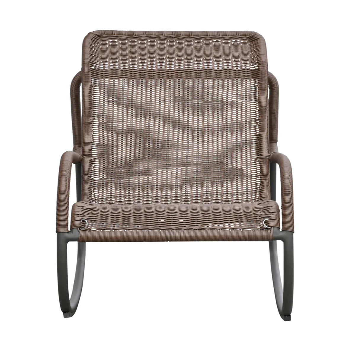 Lyra Outdoor Rocking Chair Brown