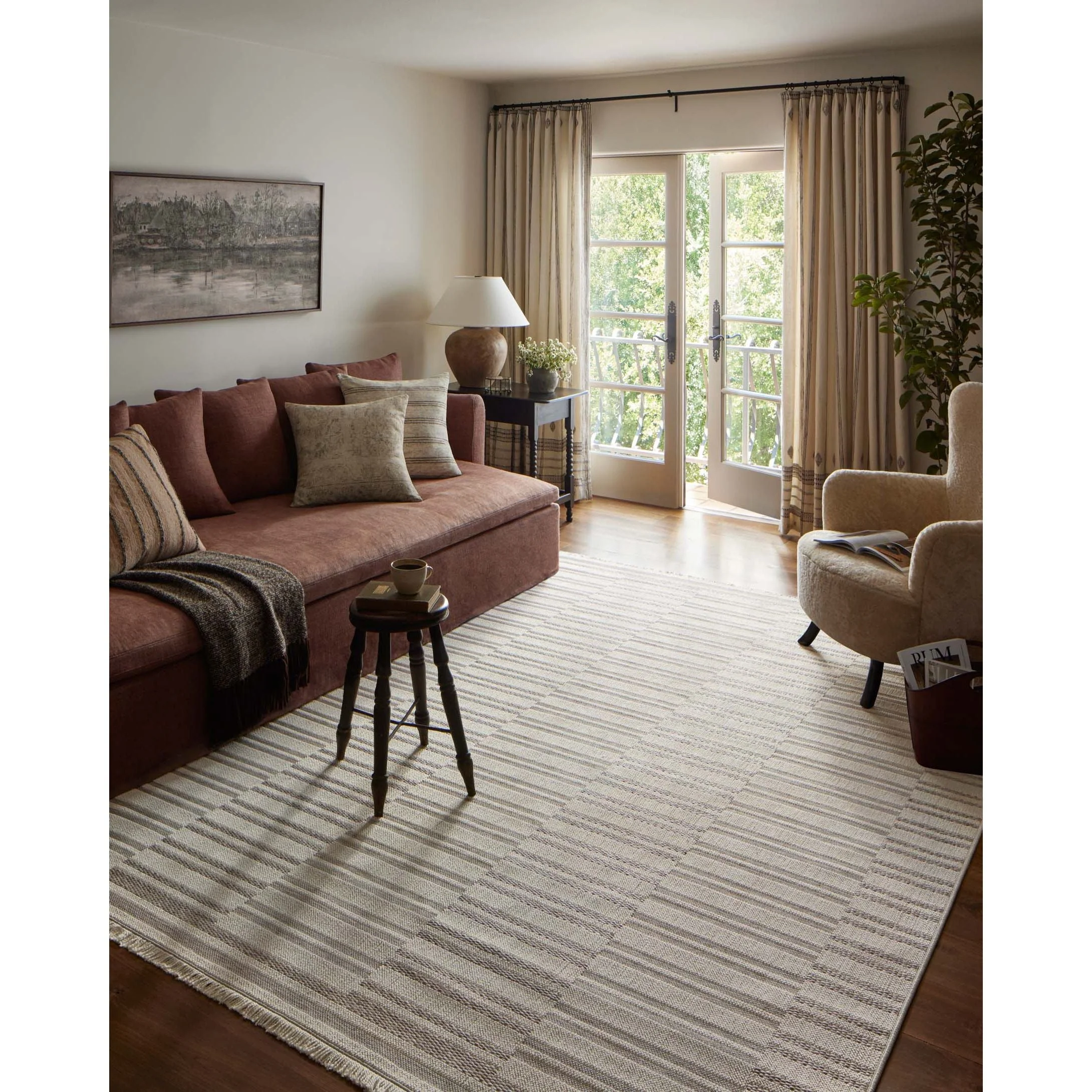 Malibu Ivory / Dove III Rug | Amber Lewis x Loloi - Image 2