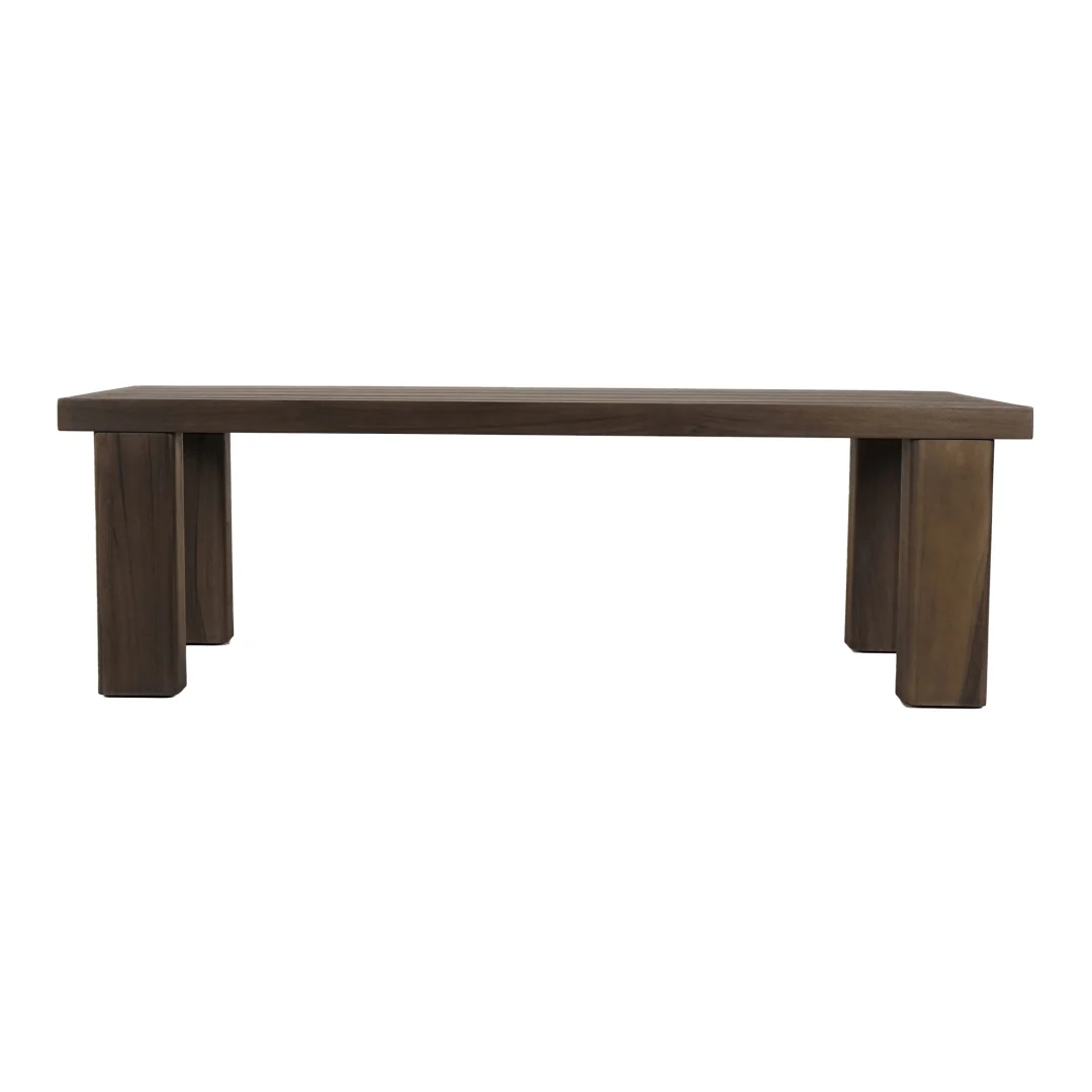 Marina Outdoor Bench Brown