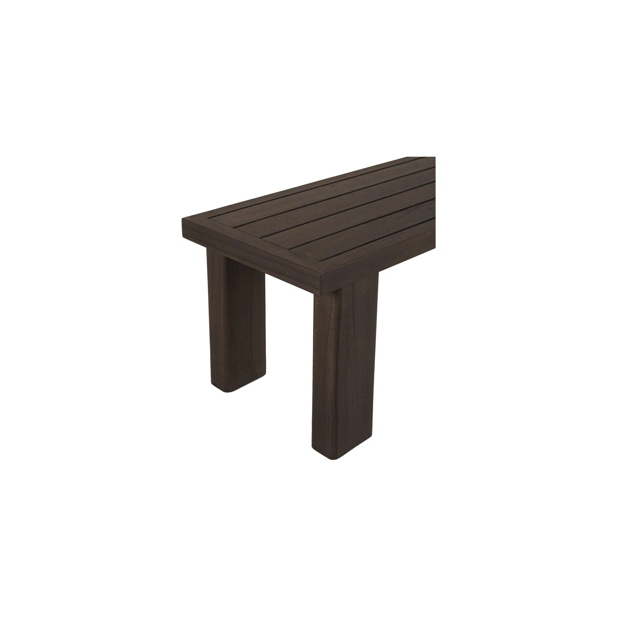 Marina Outdoor Bench Brown - Image 7