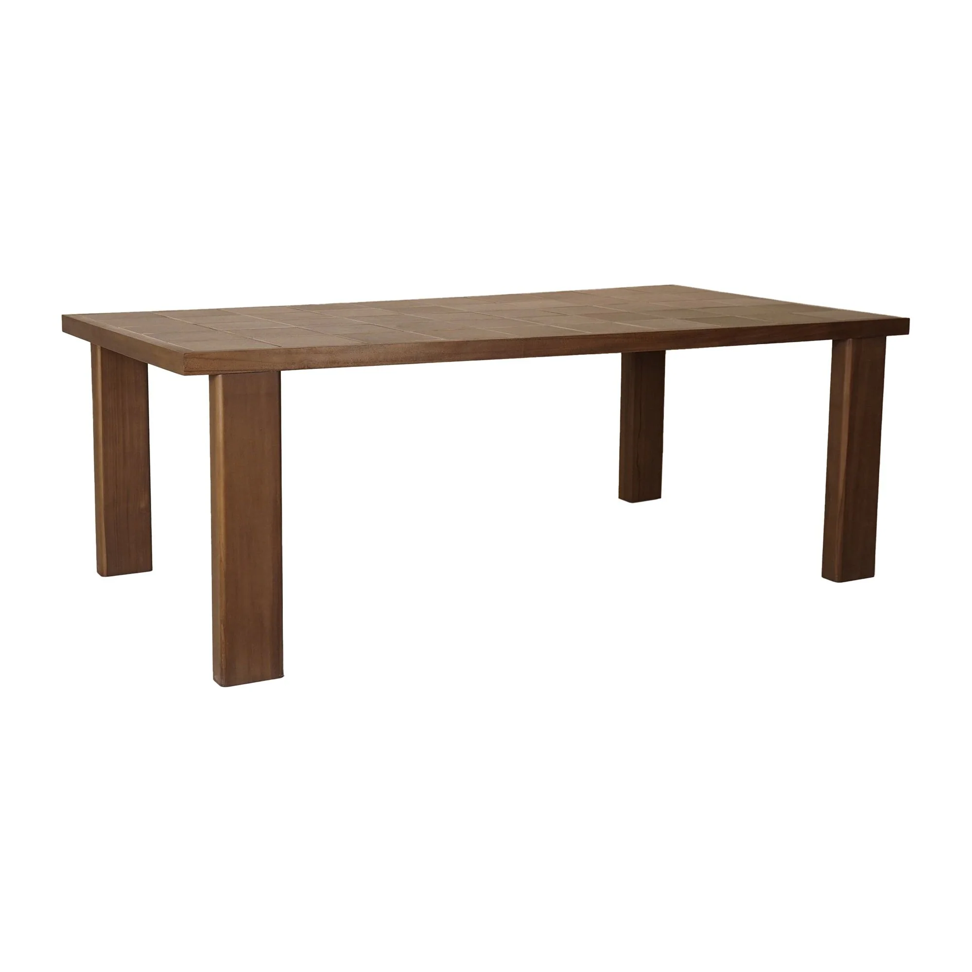 Marina Outdoor Dining Table Brown - Image 2