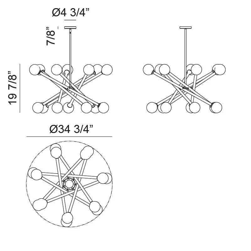 Matchstix Chandelier - Image 25
