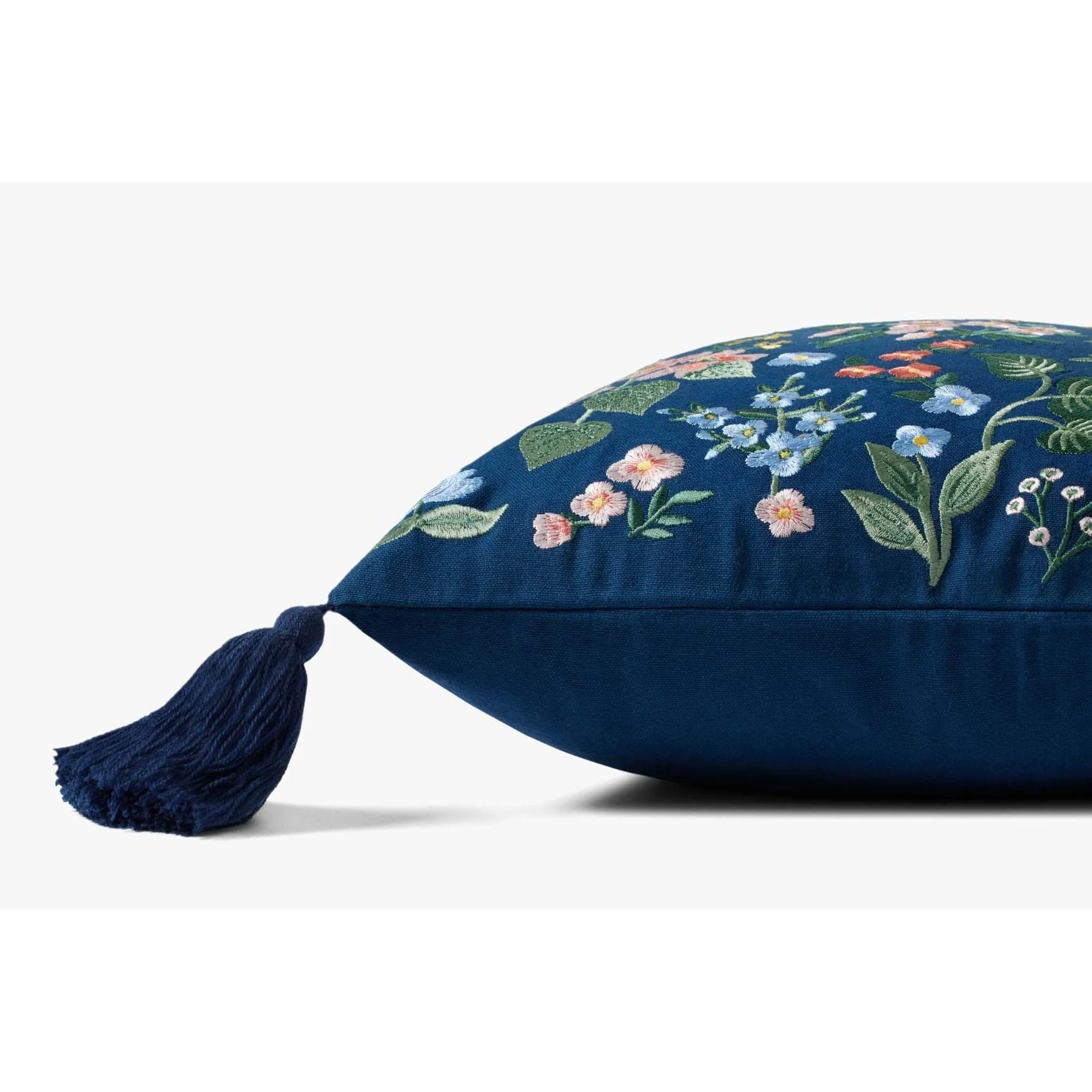 Mayfair Navy Pillow | Rifle Paper Co. x Loloi - Image 3