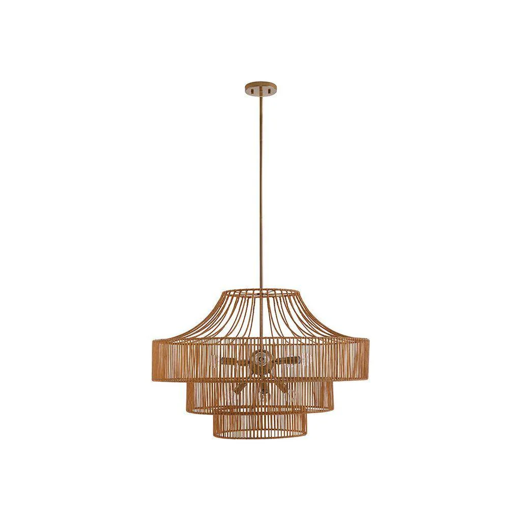 Medlock 8-Light Outdoor Chandelier - Image 2
