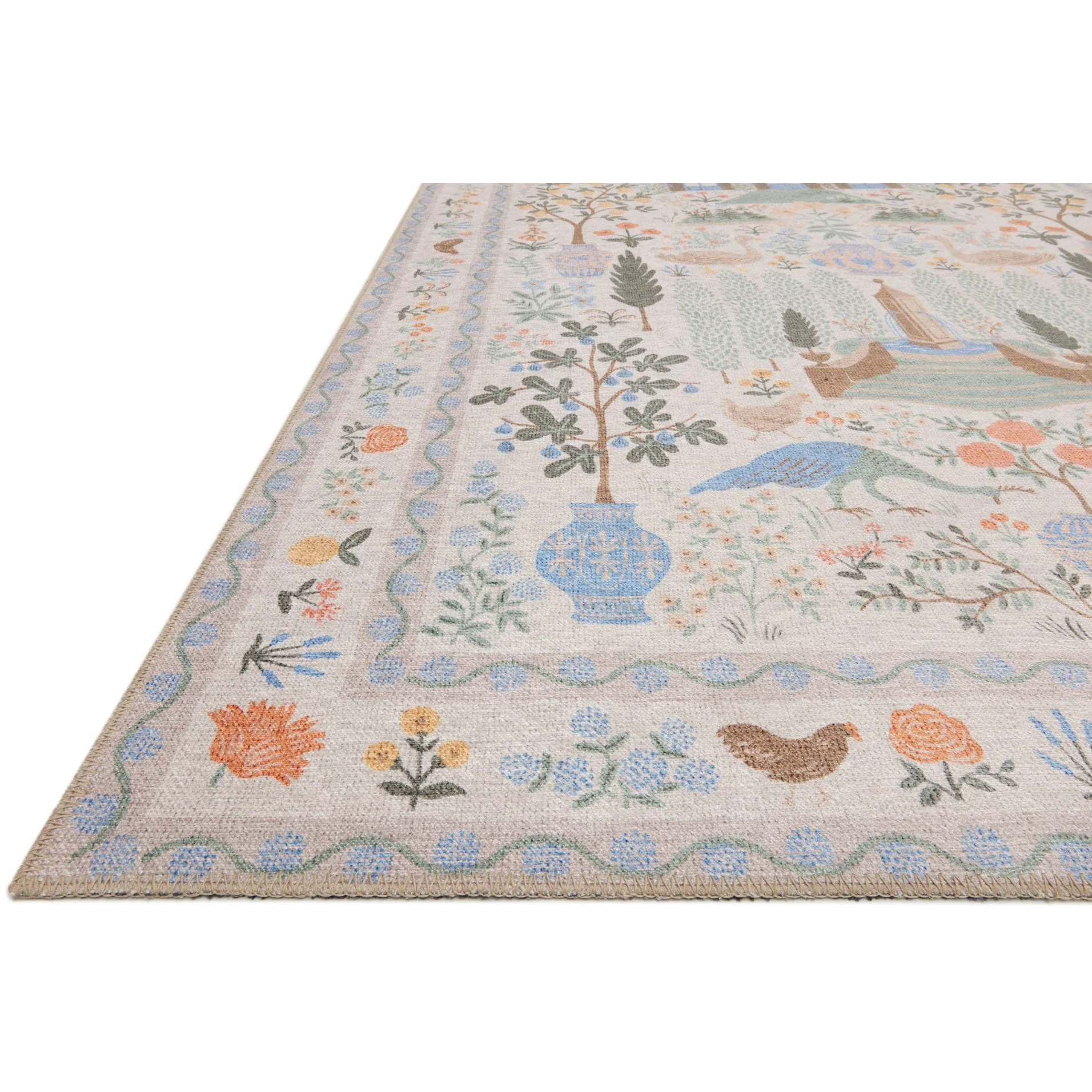 Menagerie Camont / Cream | Rifle Paper Co. Rugs x Loloi - Image 2