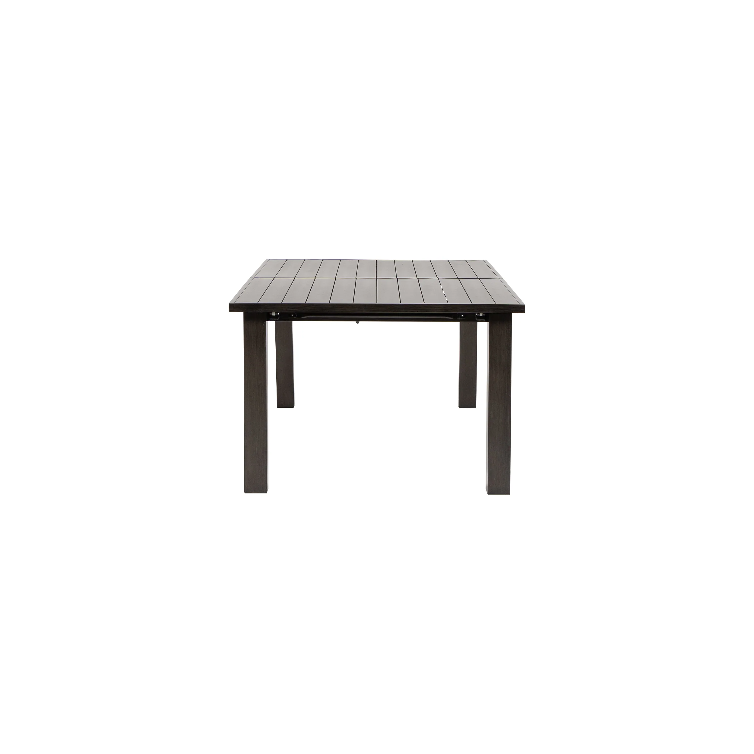 Mezo Extendable Dining Table With Alum Slat Top - Image 22