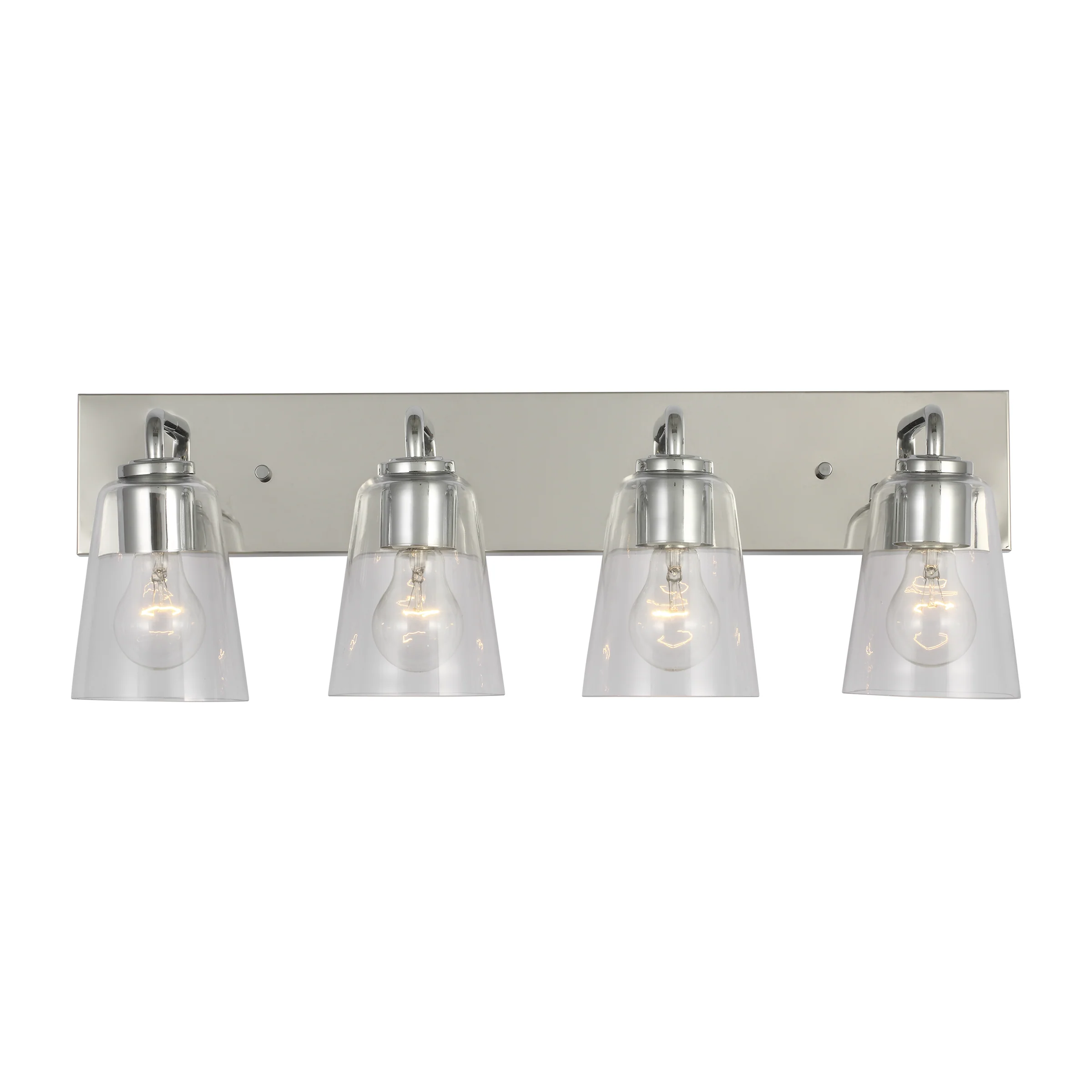 Miles Extra Large Clear Glass Vanity - Image 2