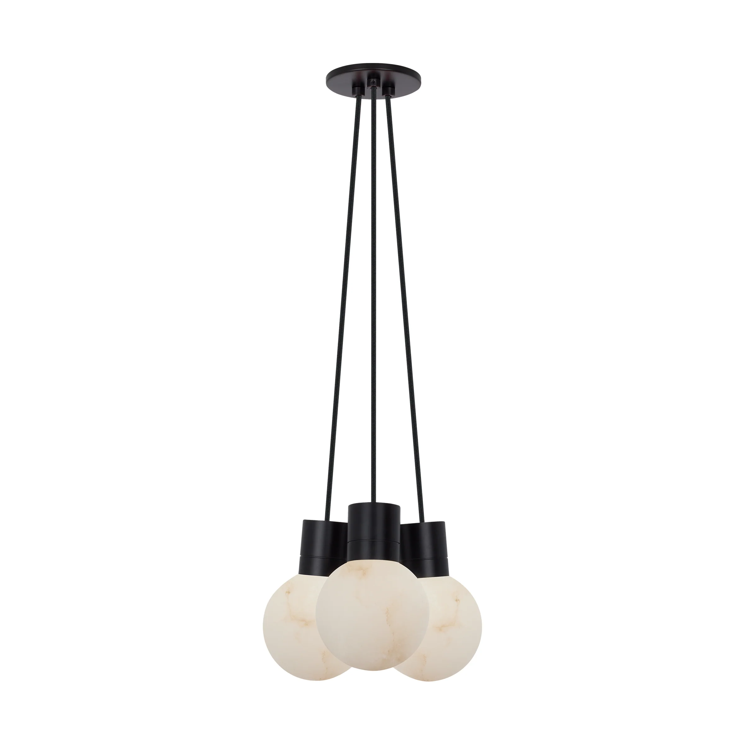 Mina Alabaster 3-Light Small Chandelier - Image 9
