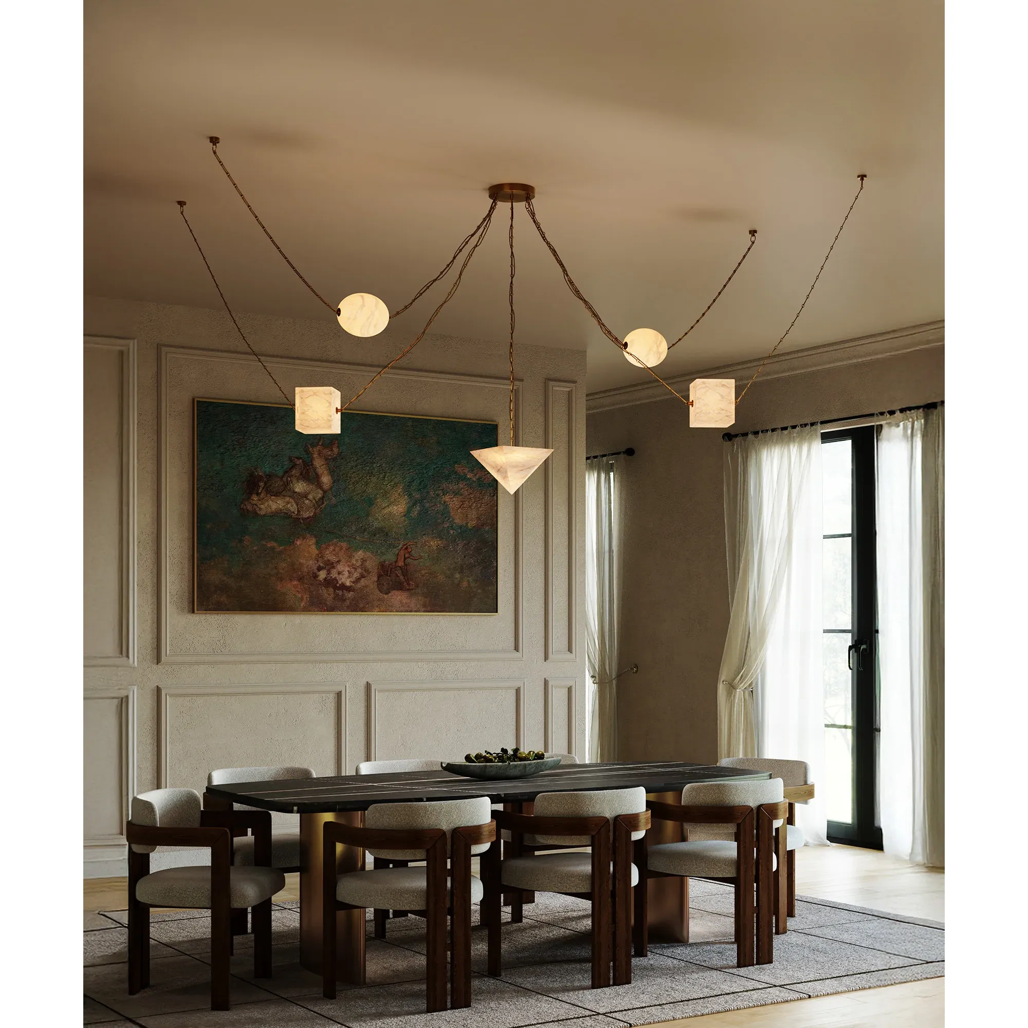 Mineral 5-Head Chandelier - Image 3