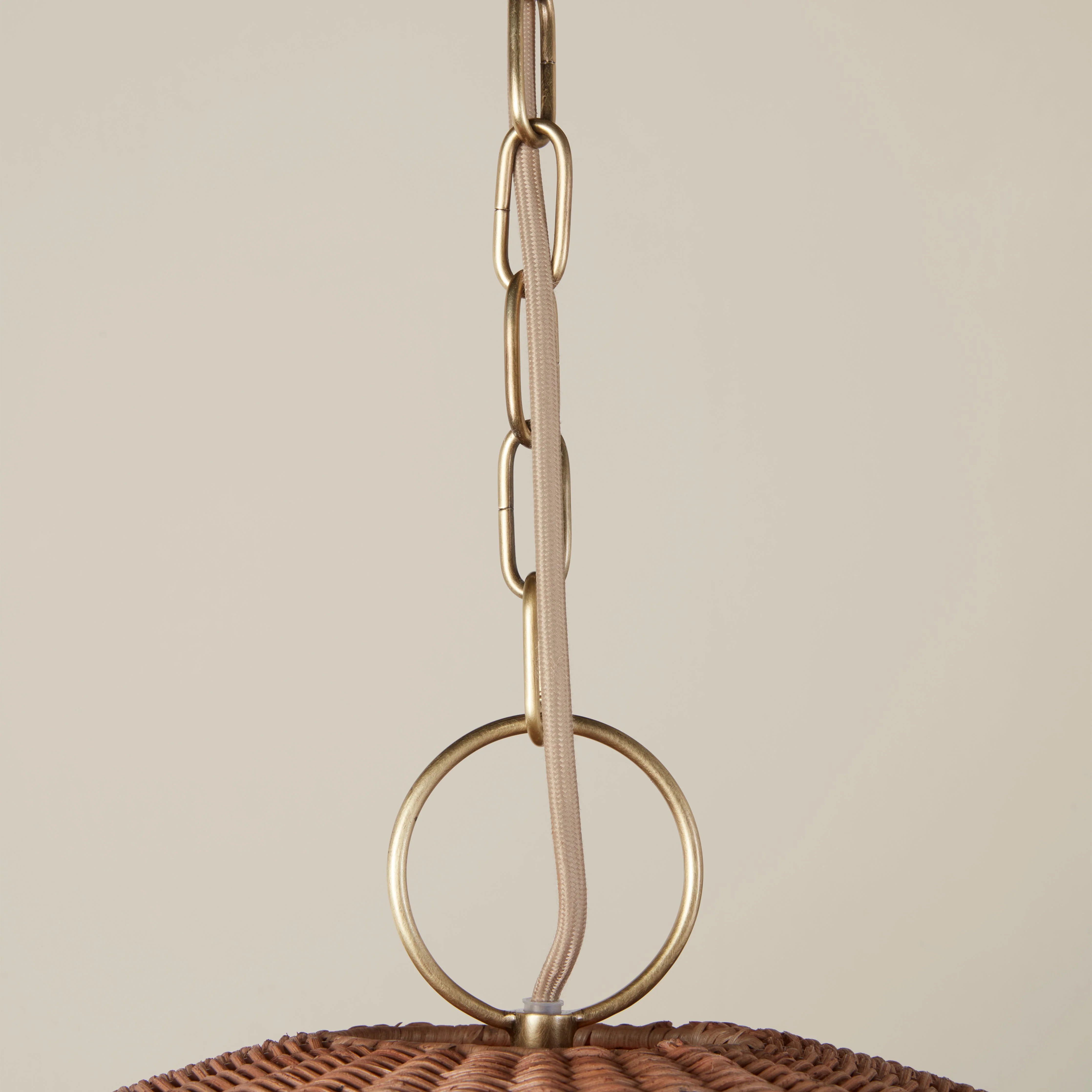 Miramar Rattan Round Chandelier - Image 4