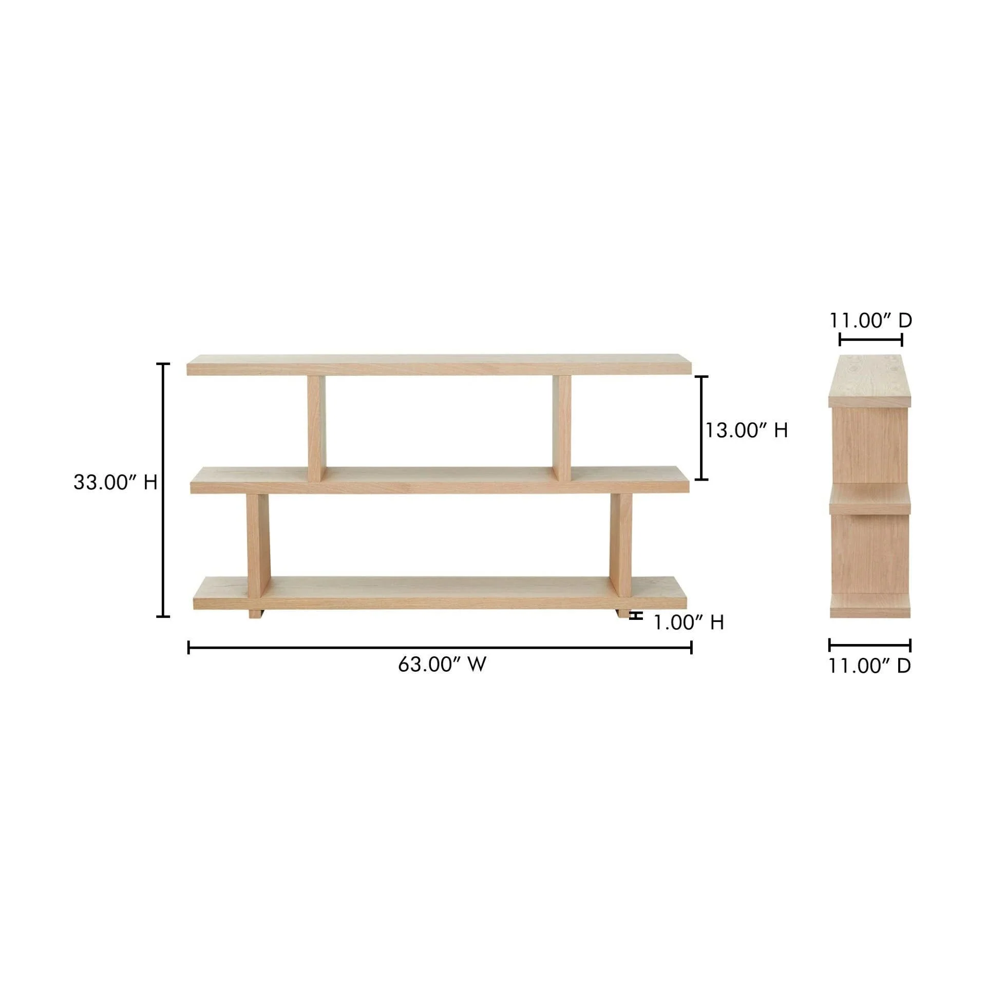 Miri Oak Shelf - Image 18