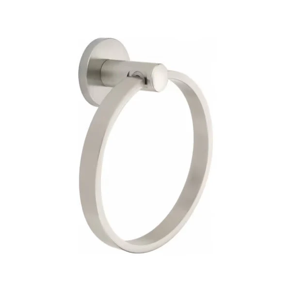 Modern Brass Towel Ring - Flat Black | Open Box