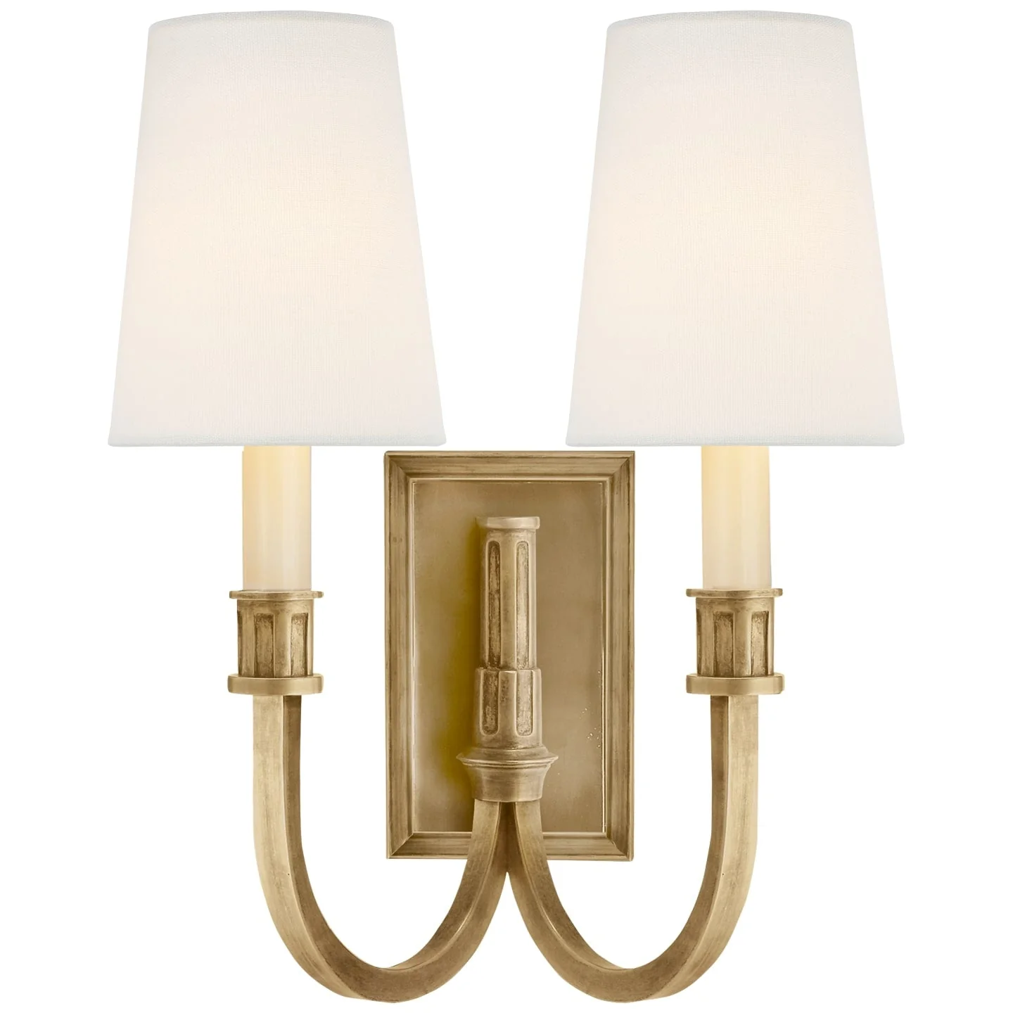 Modern Library Double Sconce - Image 2