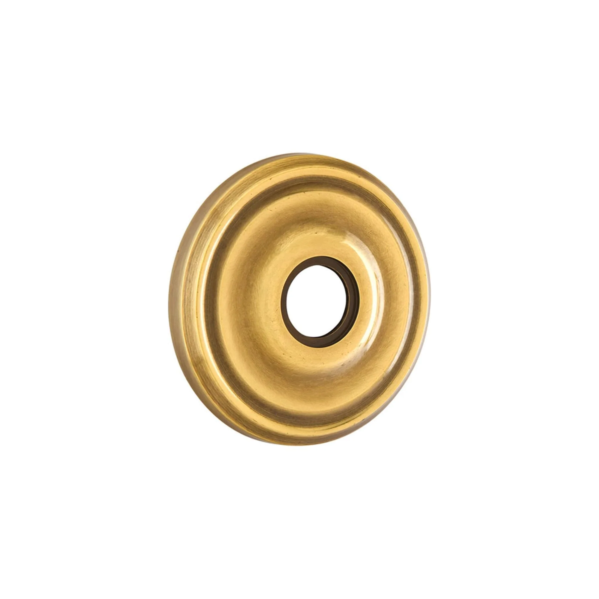 Modern Tubular Brass Single Hook with Rosette - Image 14