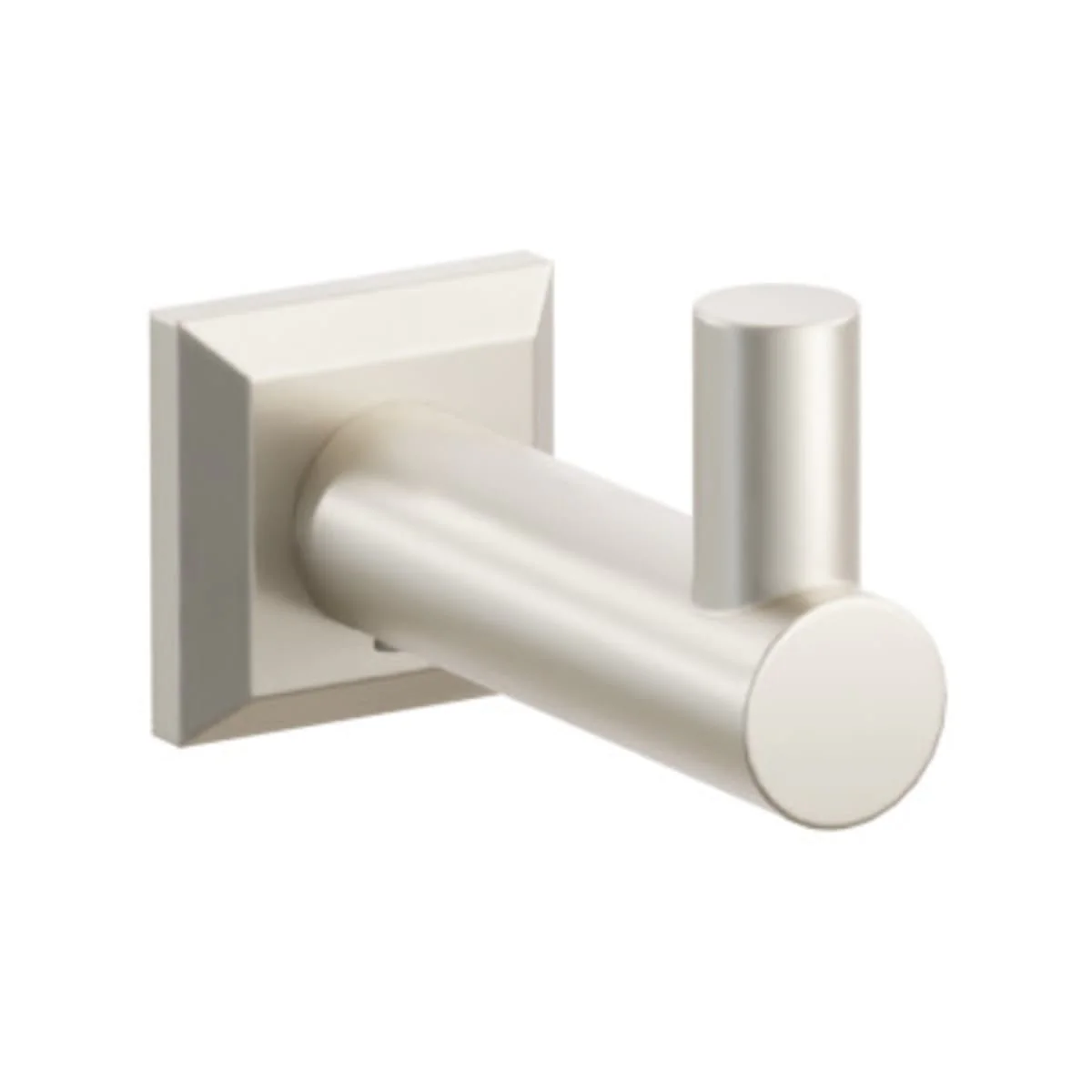 Modern Tubular Brass Single Hook with Rosette - Image 27