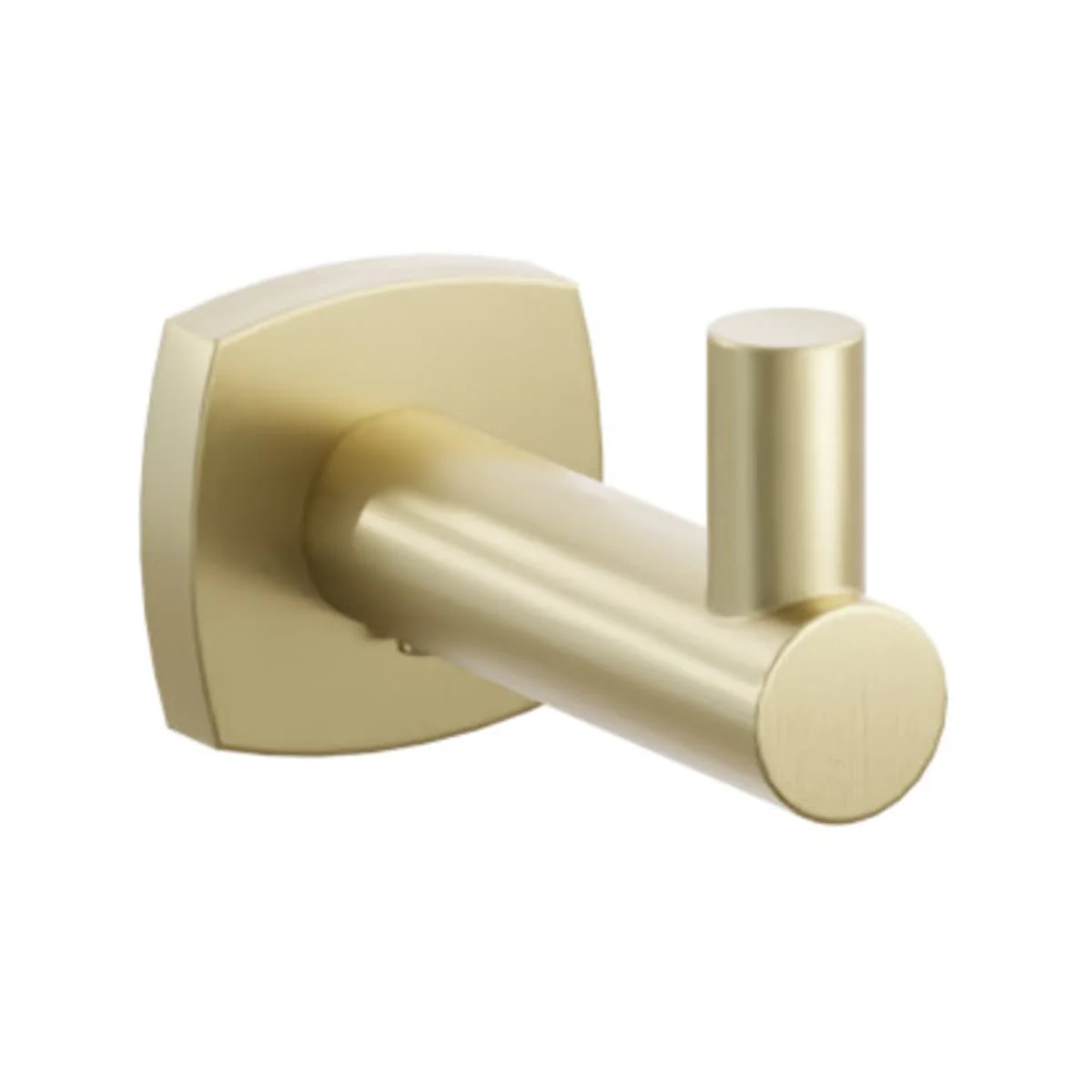Modern Tubular Brass Single Hook with Rosette - Image 54