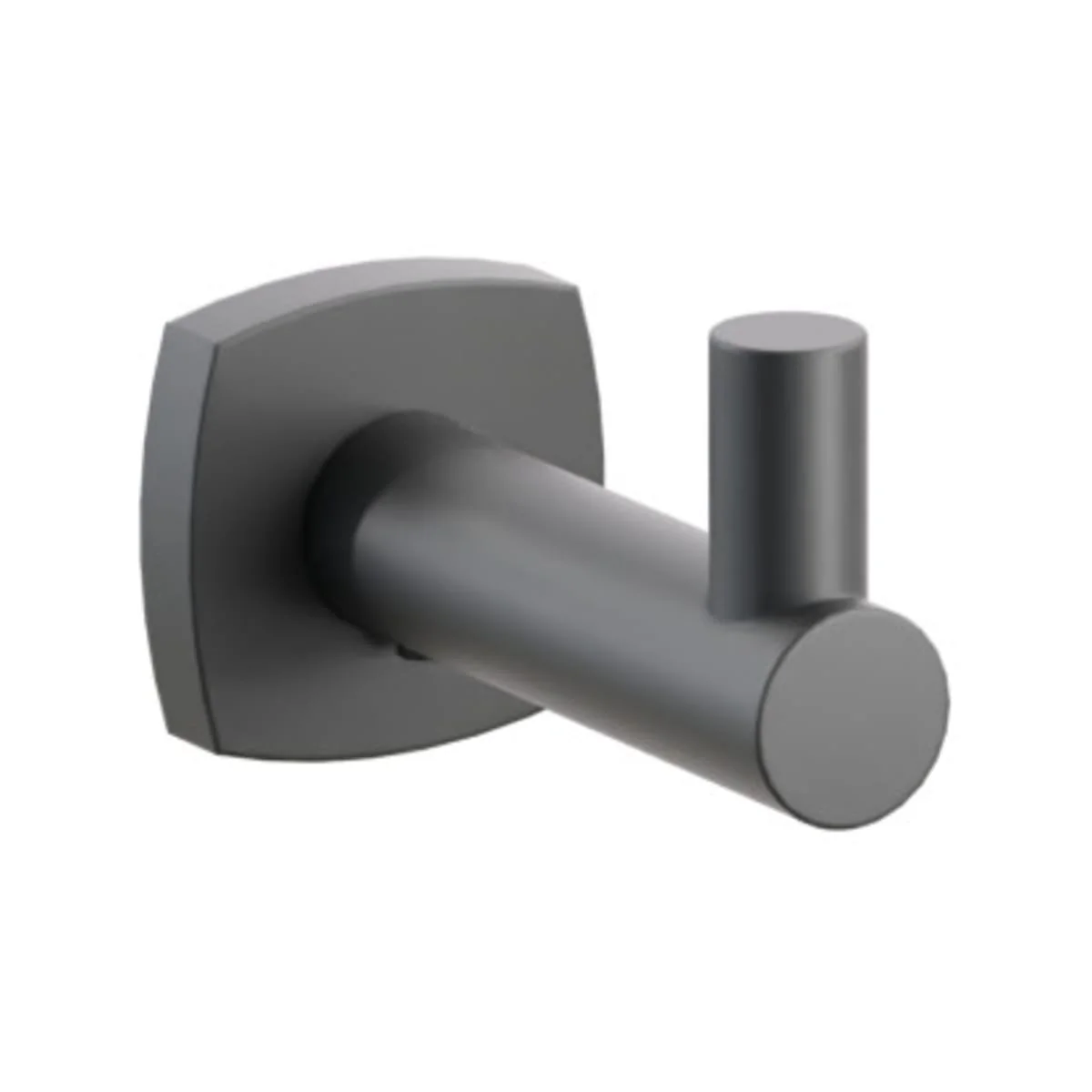 Modern Tubular Brass Single Hook with Rosette - Image 61