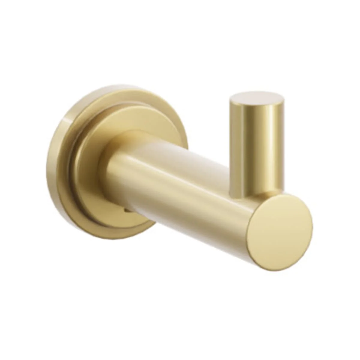 Modern Tubular Brass Single Hook with Rosette - Image 67