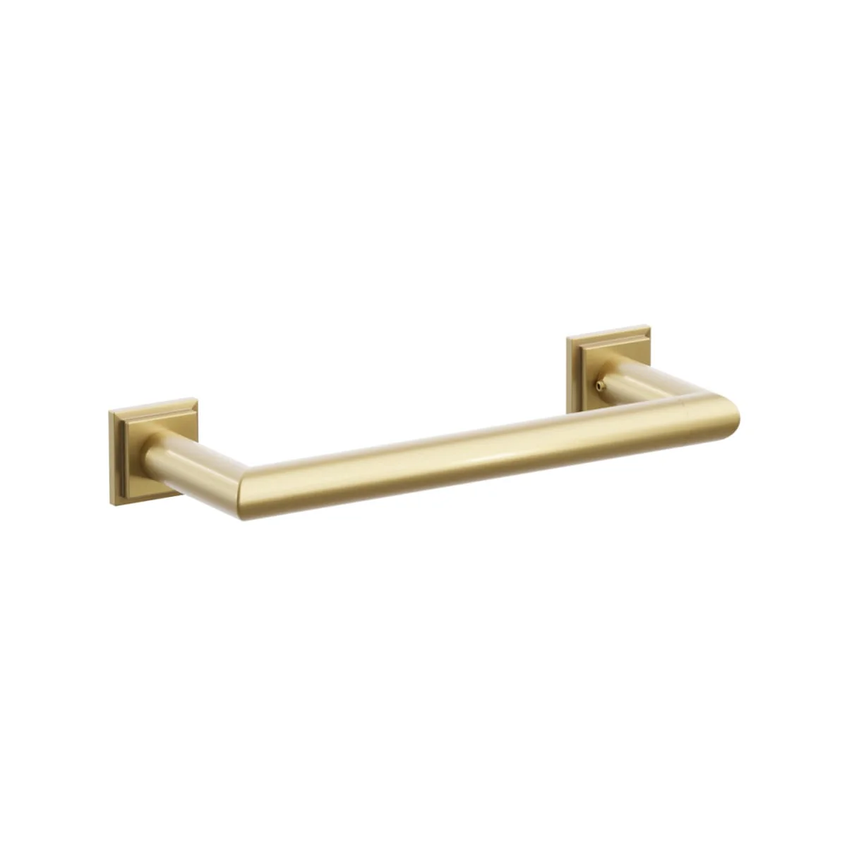 Modern Tubular Brass Towel Bar 12" - Image 14