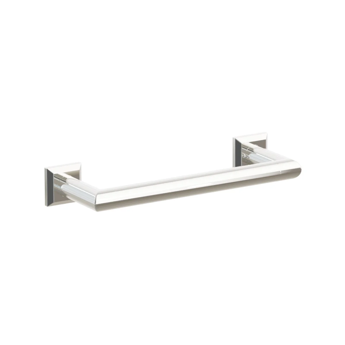 Modern Tubular Brass Towel Bar 12" - Image 5