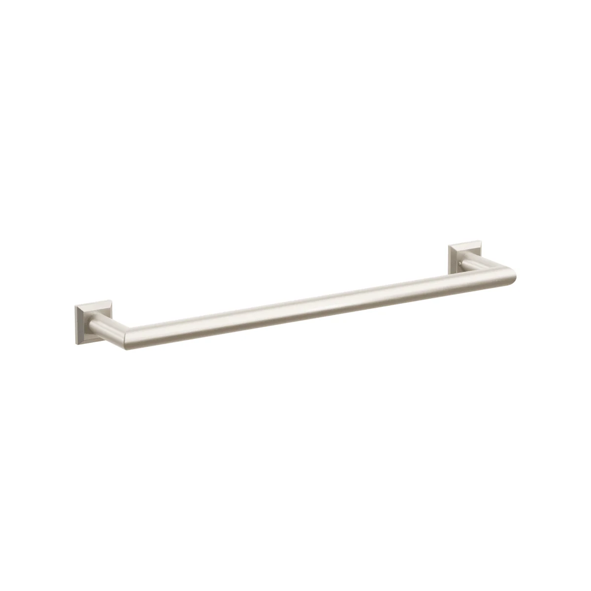 Modern Tubular Brass Towel Bar 18" - Image 2