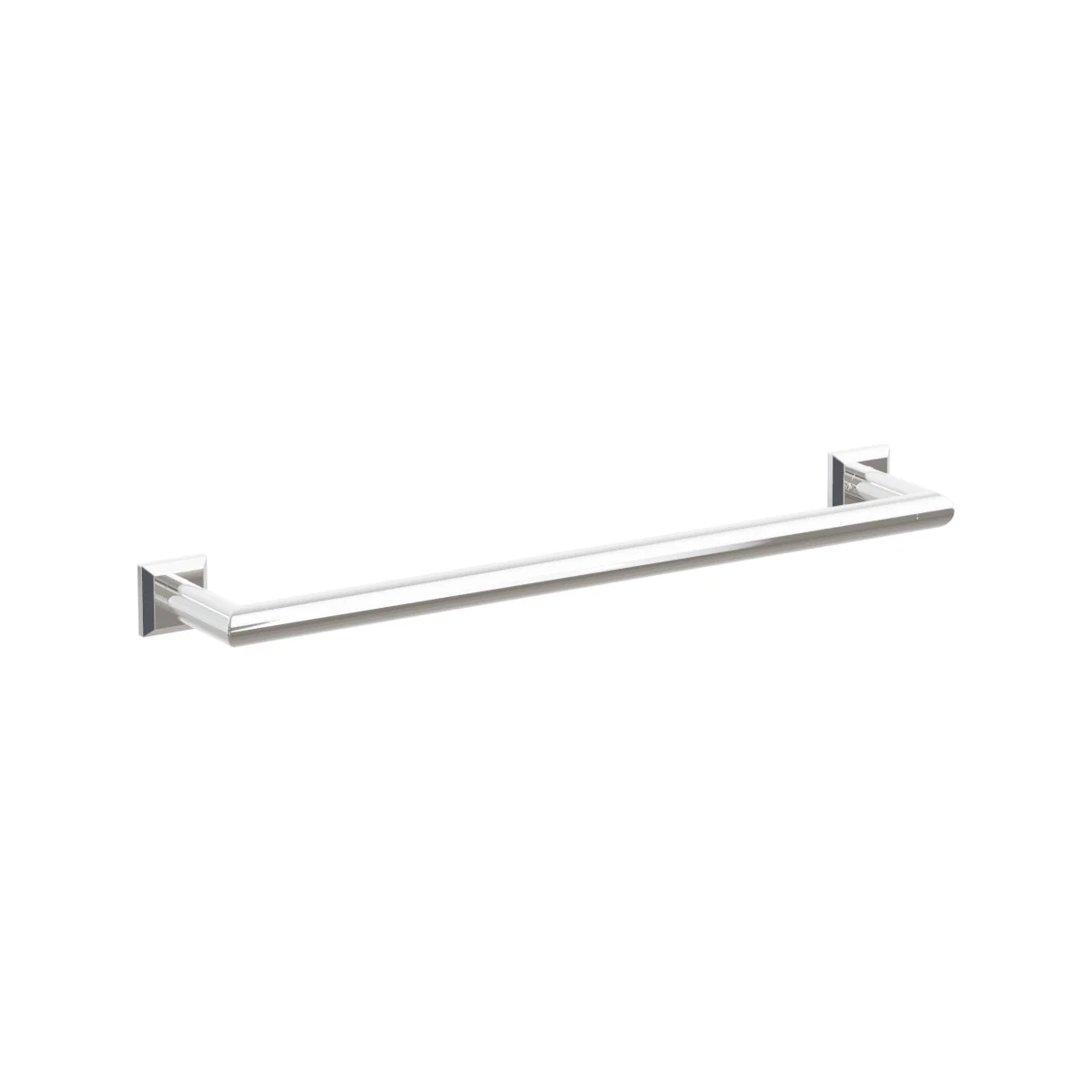Modern Tubular Brass Towel Bar 18" - Image 5