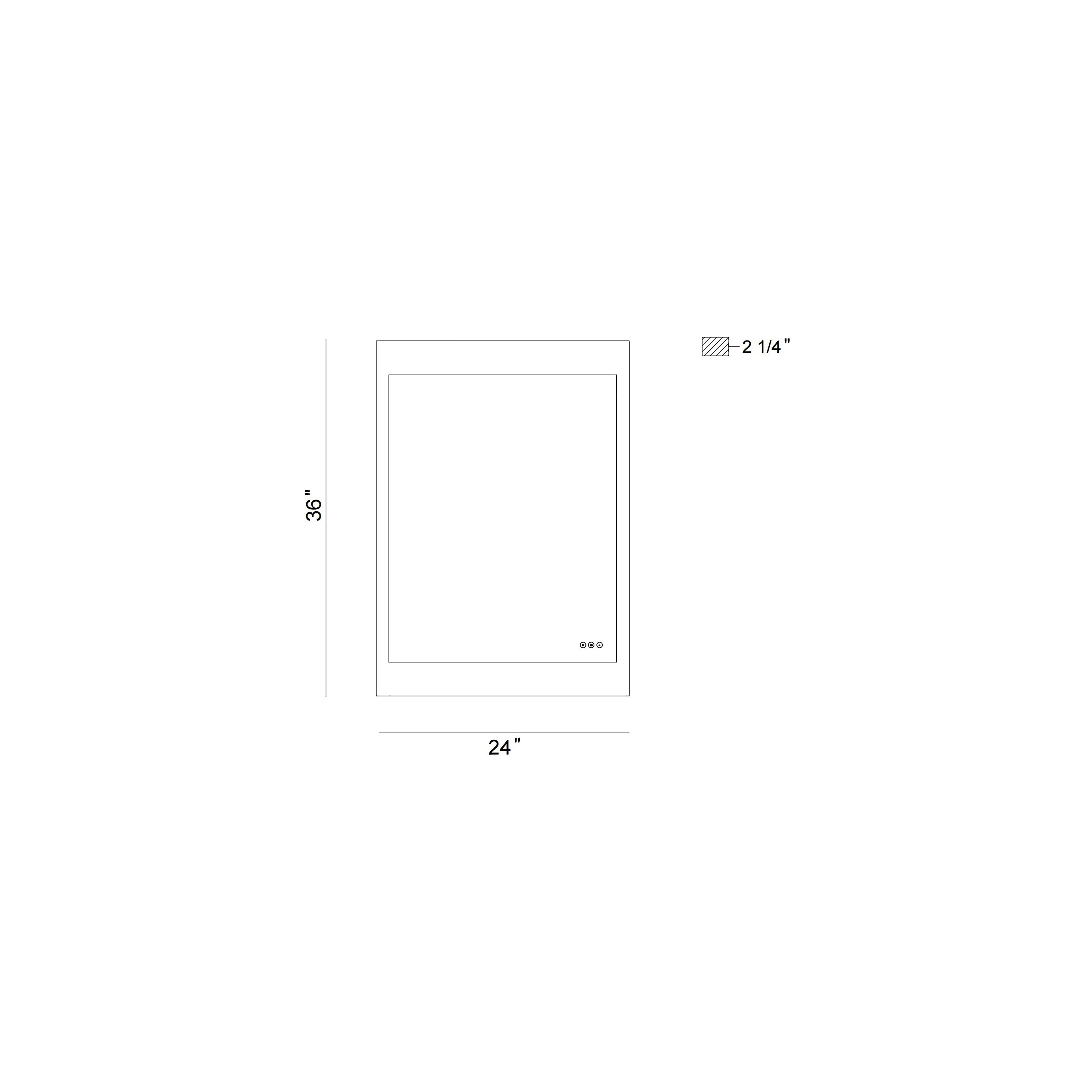 Mogano 36" Integrated LED Mirror - Image 7