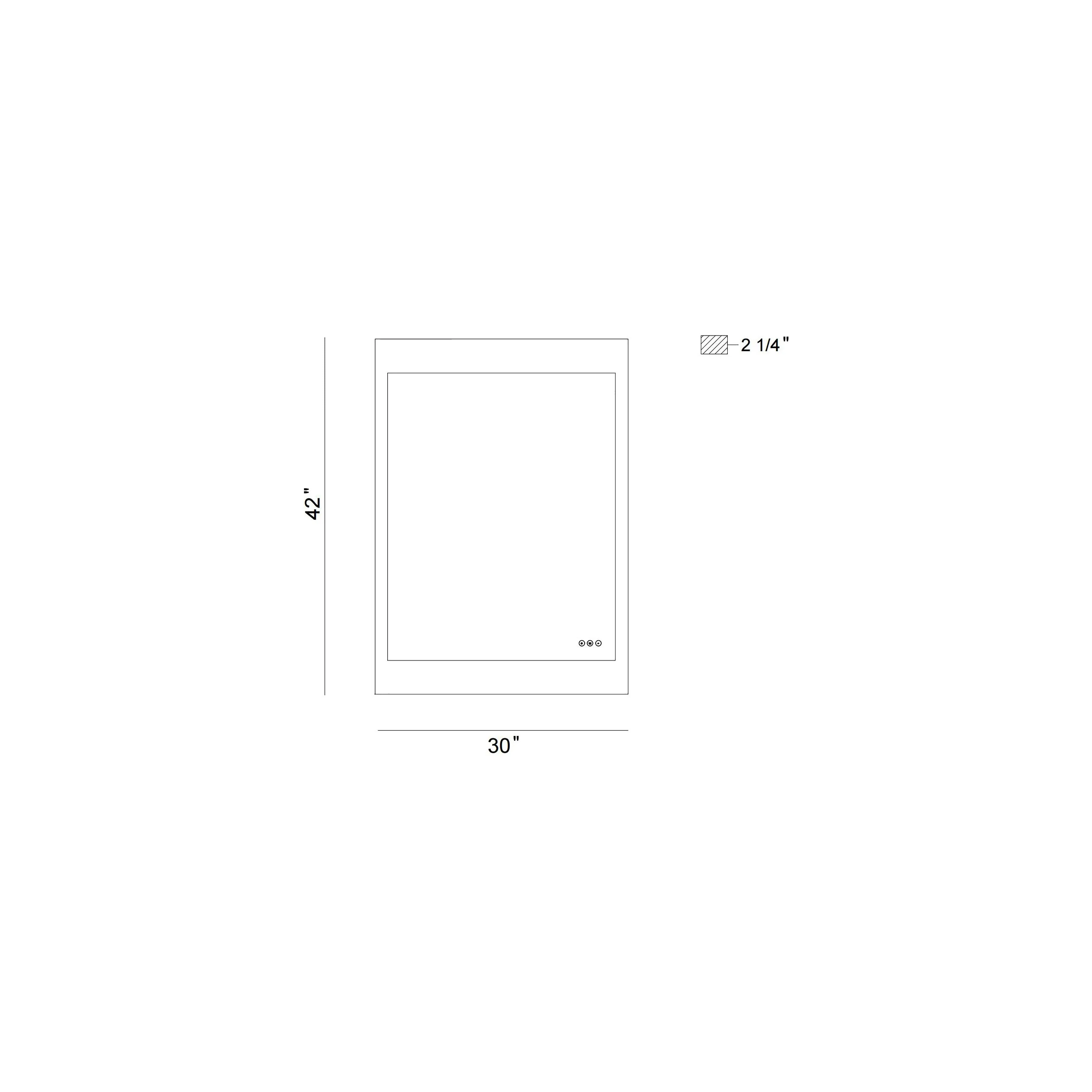 Mogano 42" Integrated LED Mirror - Image 5