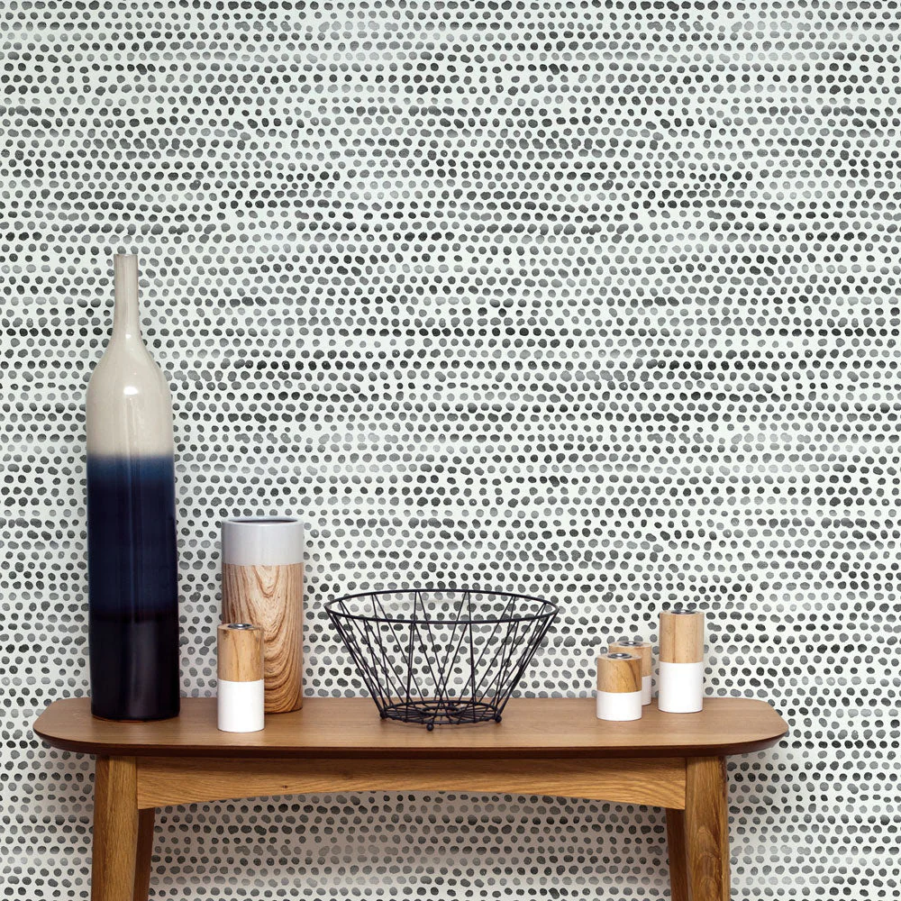 Moire Dots Peel and Stick Wallpaper - Image 19