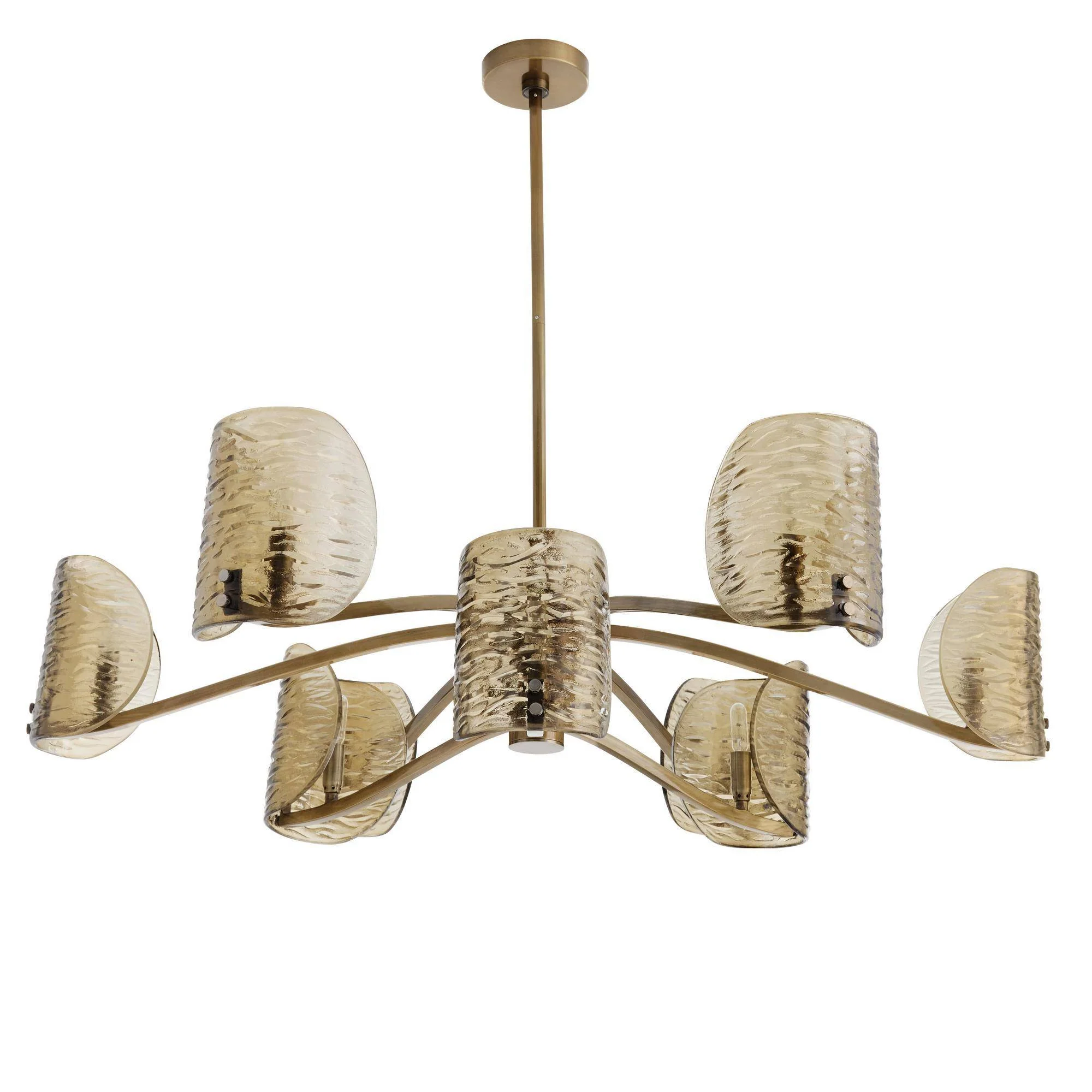 Natasha Amber Smoke Chandelier - Image 5