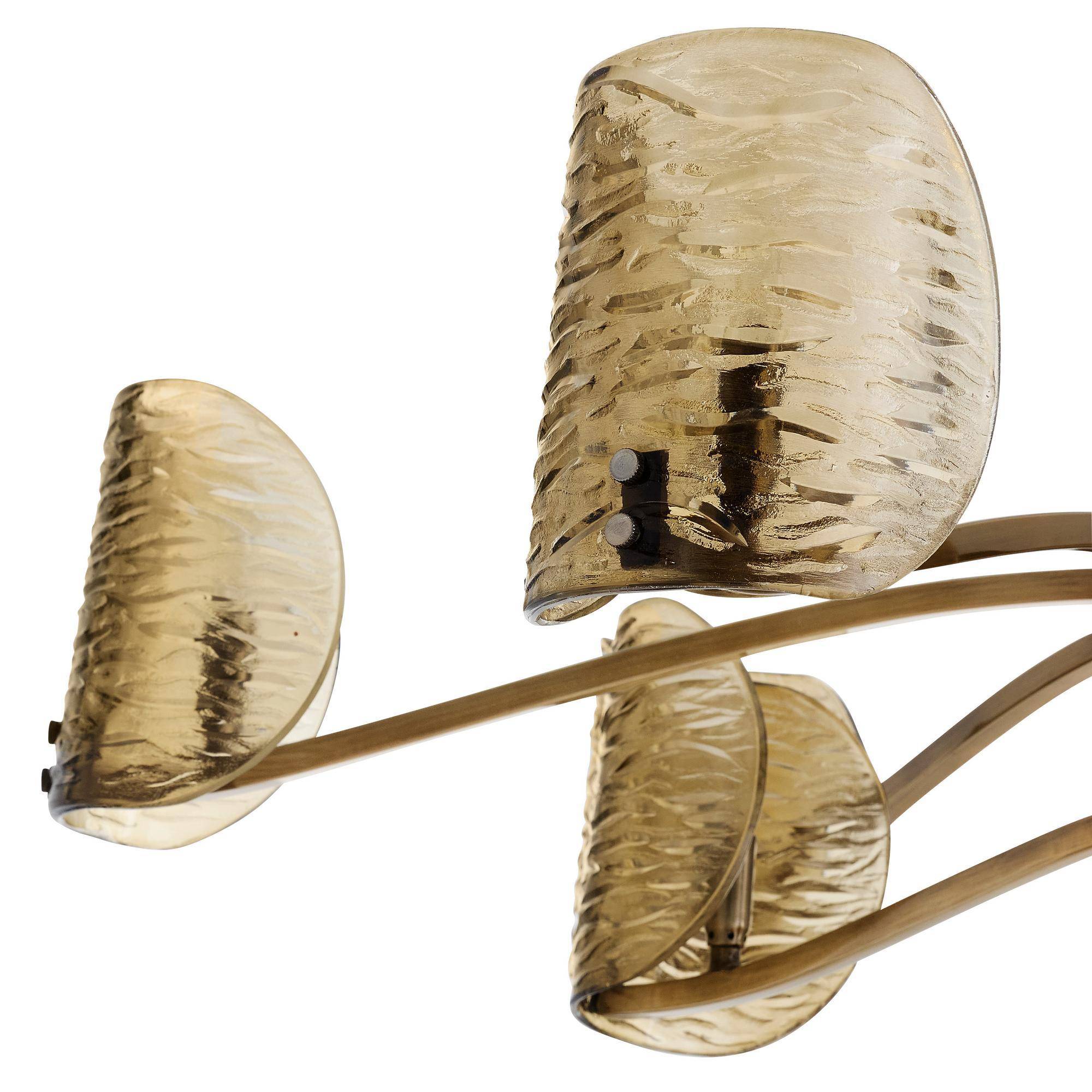 Natasha Amber Smoke Chandelier - Image 6