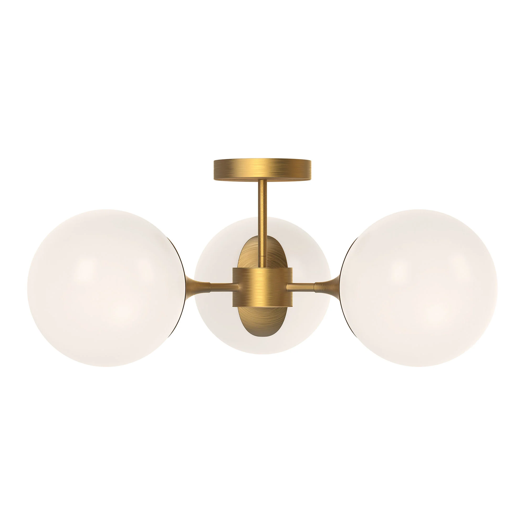 Nouveau 3 Light Semi-Flush Mount - Image 2