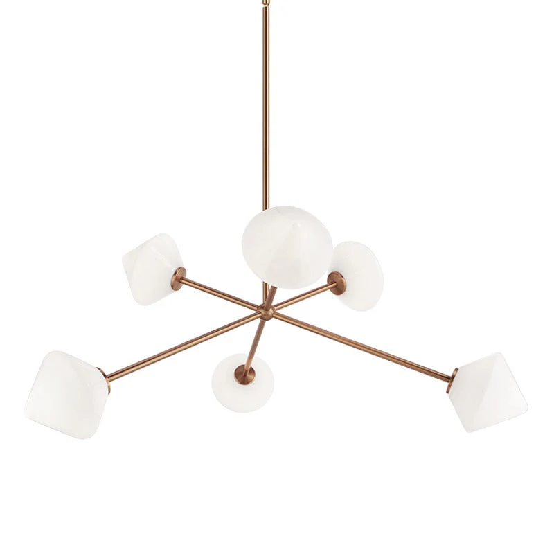 Novo 6 Light Diamond Chandelier - Image 2