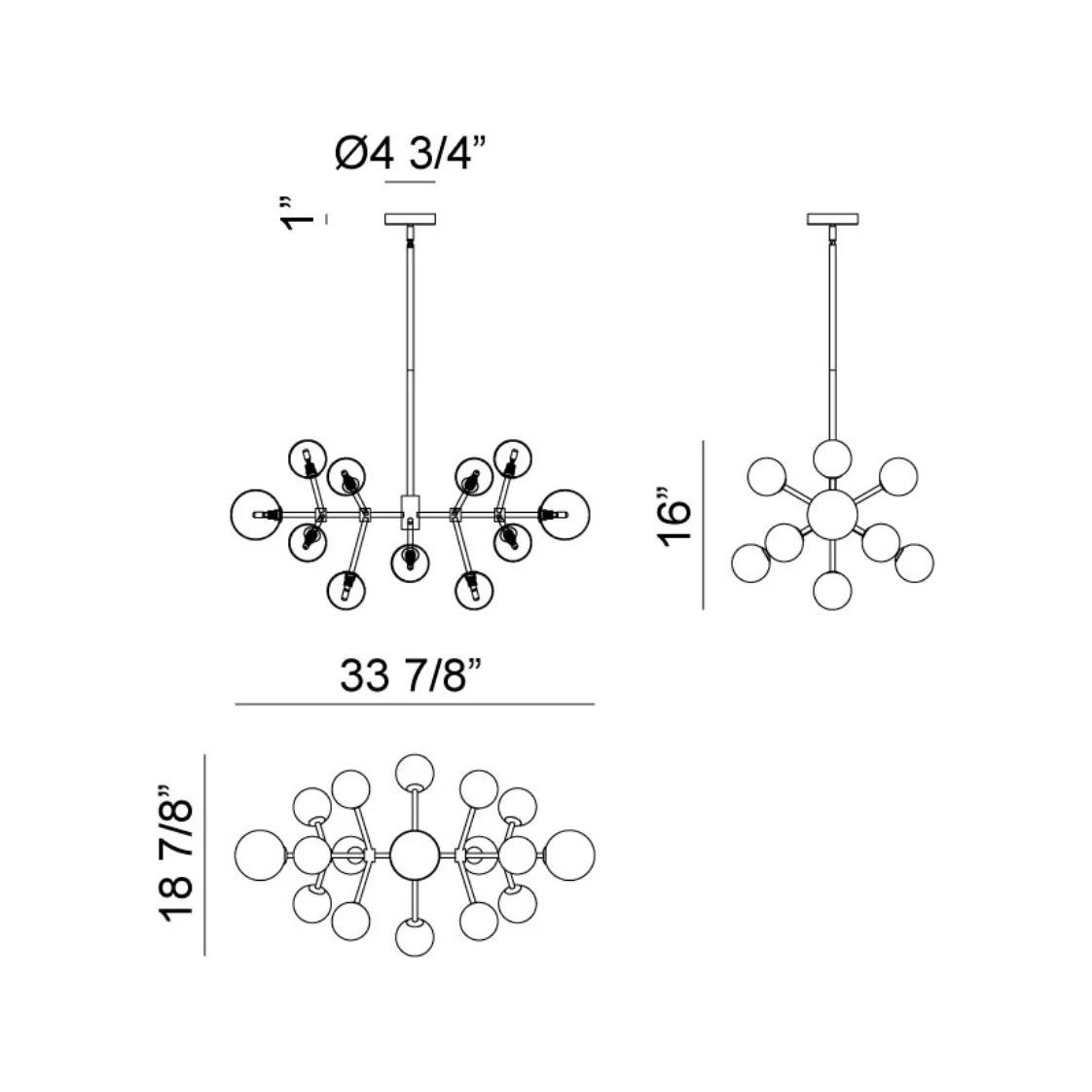 Novu 16-Light Chandelier - Image 4