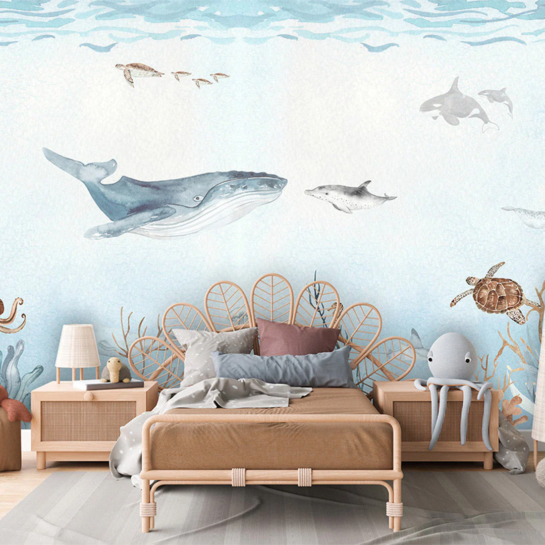 Ocean Bliss Peel and Stick Wall Mural