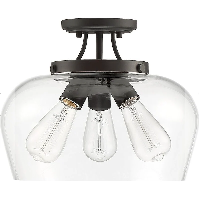Octave Large Semi Flush Mount - Image 4
