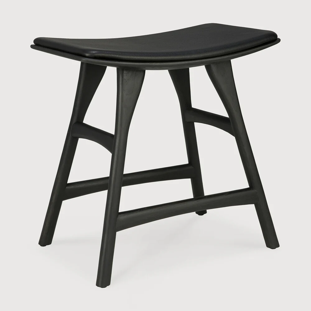 Osso Stool With Leather - Image 7