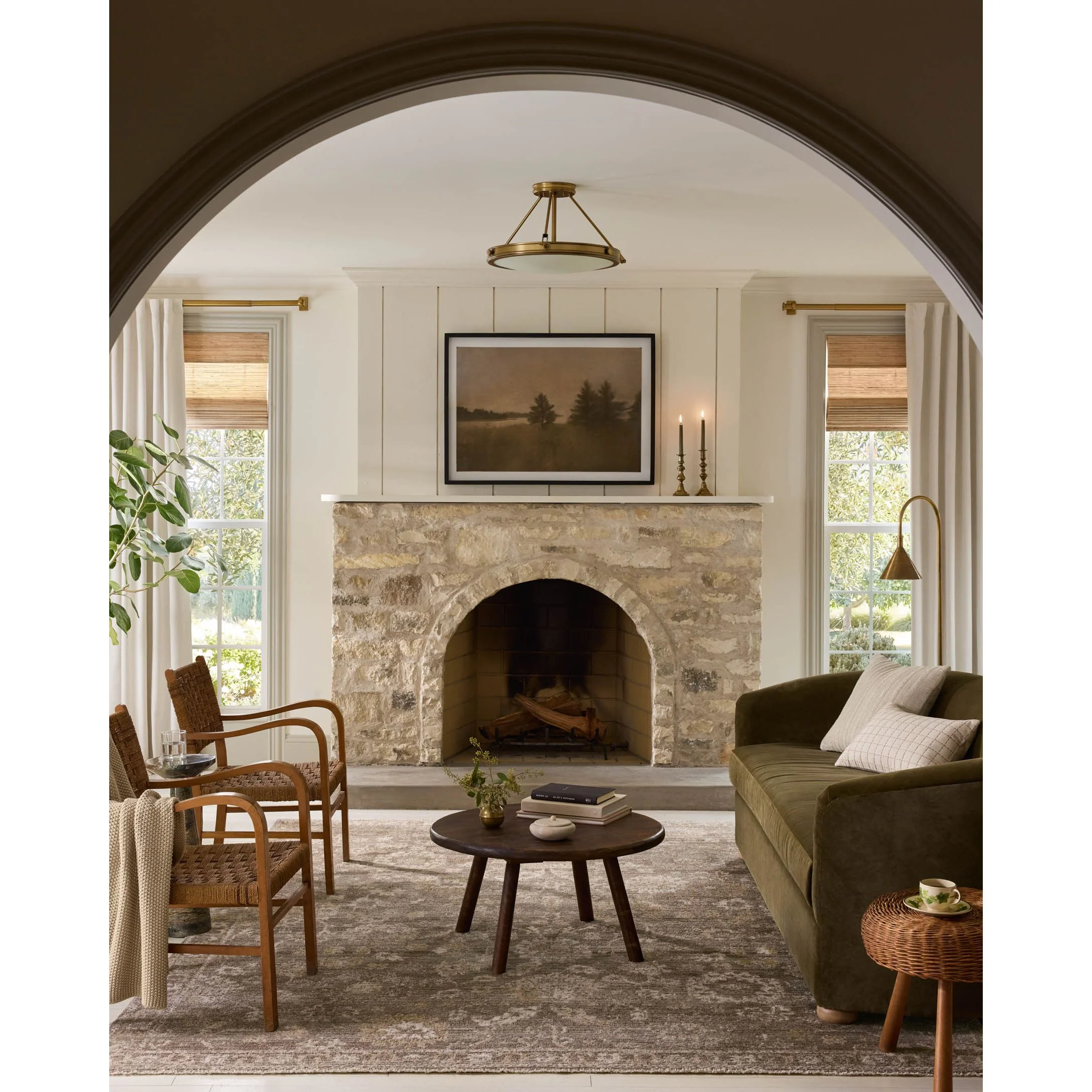 Pace Taupe / Wheat Rug | Magnolia Home by Joanna Gaines x Loloi - Image 2