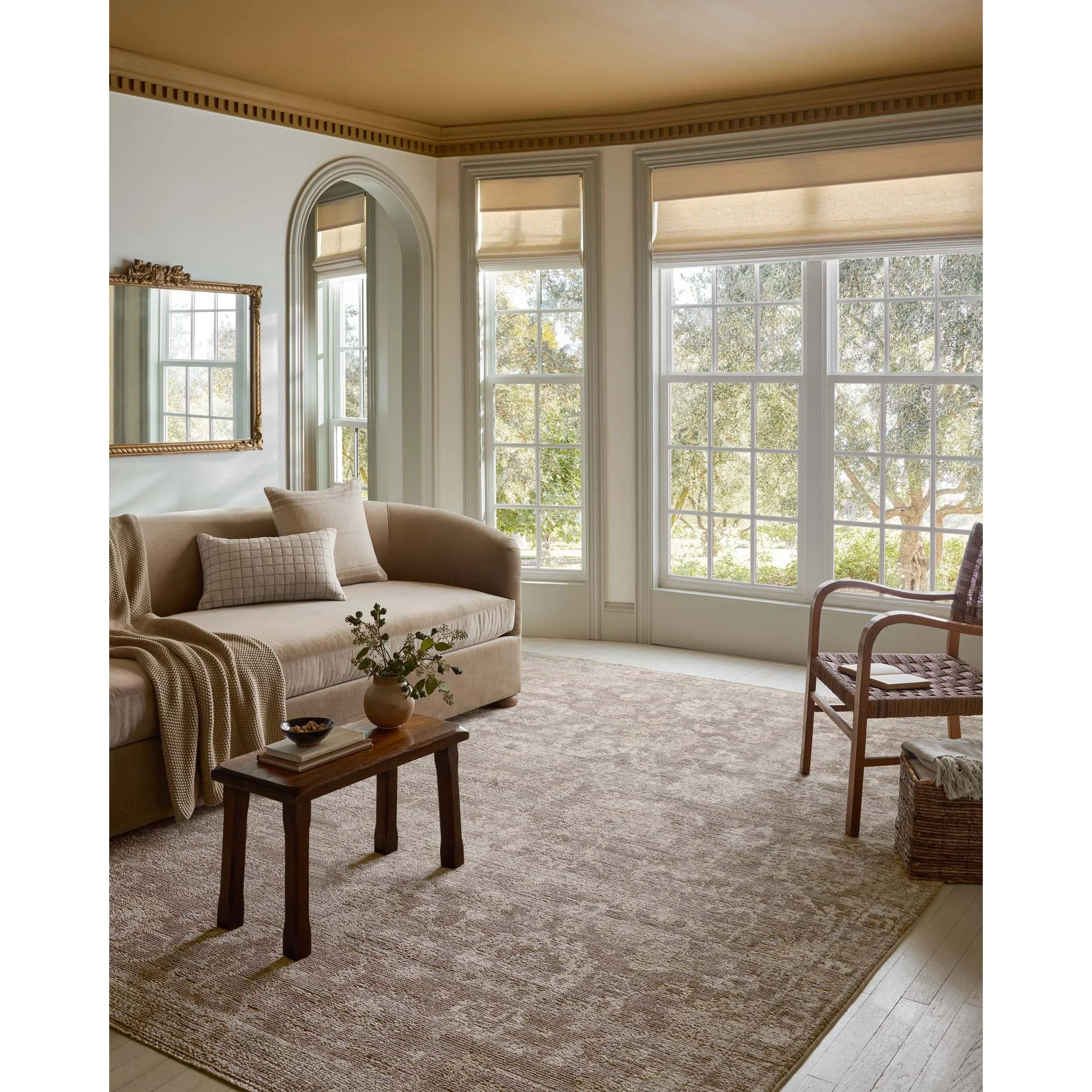 Pace Taupe / Wheat Rug | Magnolia Home by Joanna Gaines x Loloi - Image 4