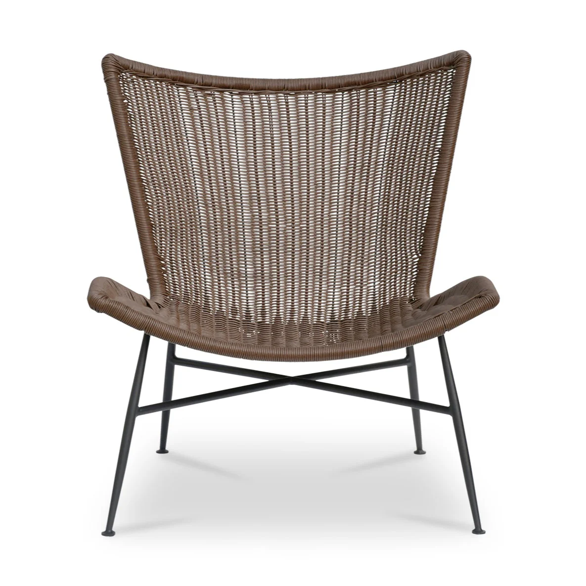Paige Outdoor Accent Chair Brown