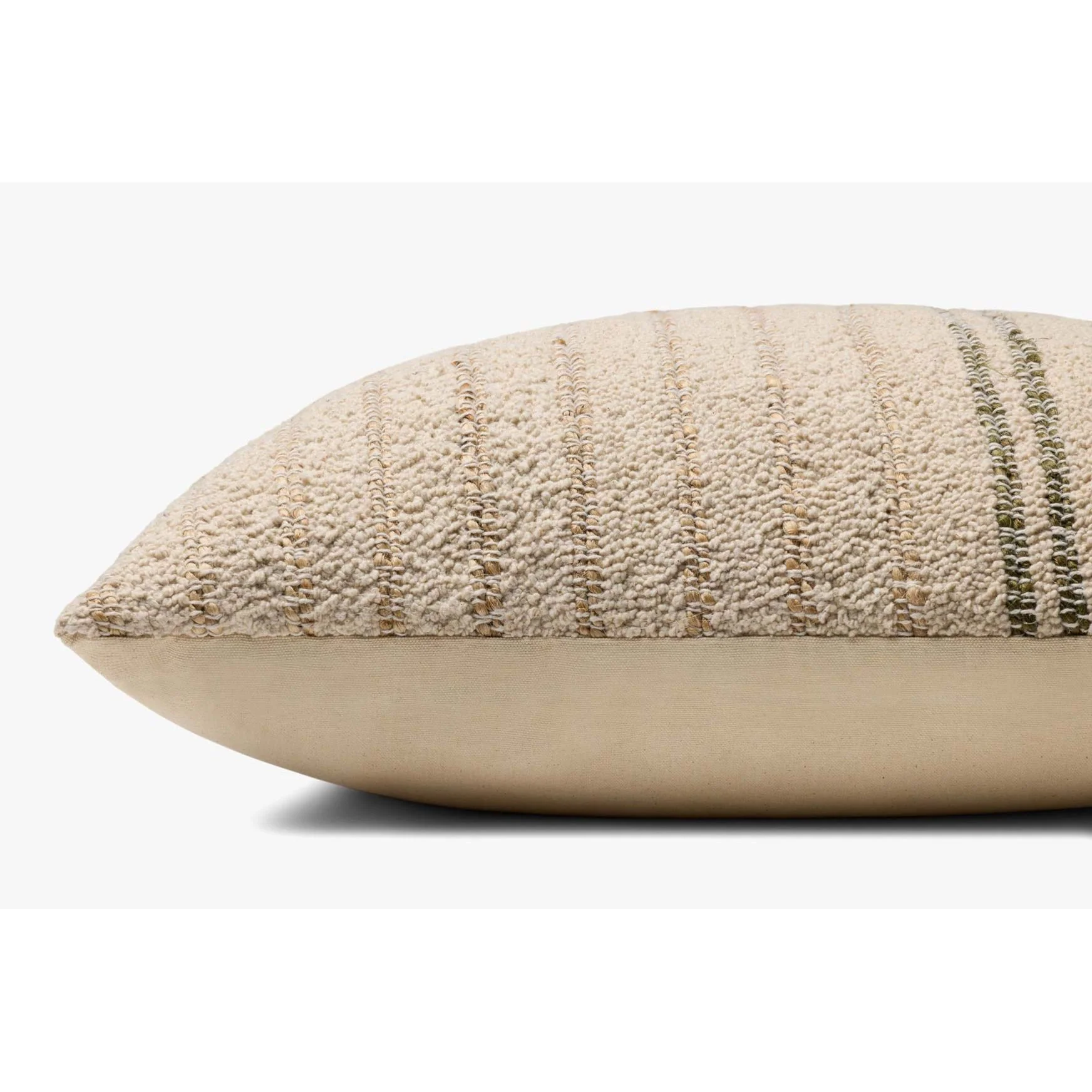 Atley Natural / Olive Pillow | Amber Lewis x Loloi - Image 2