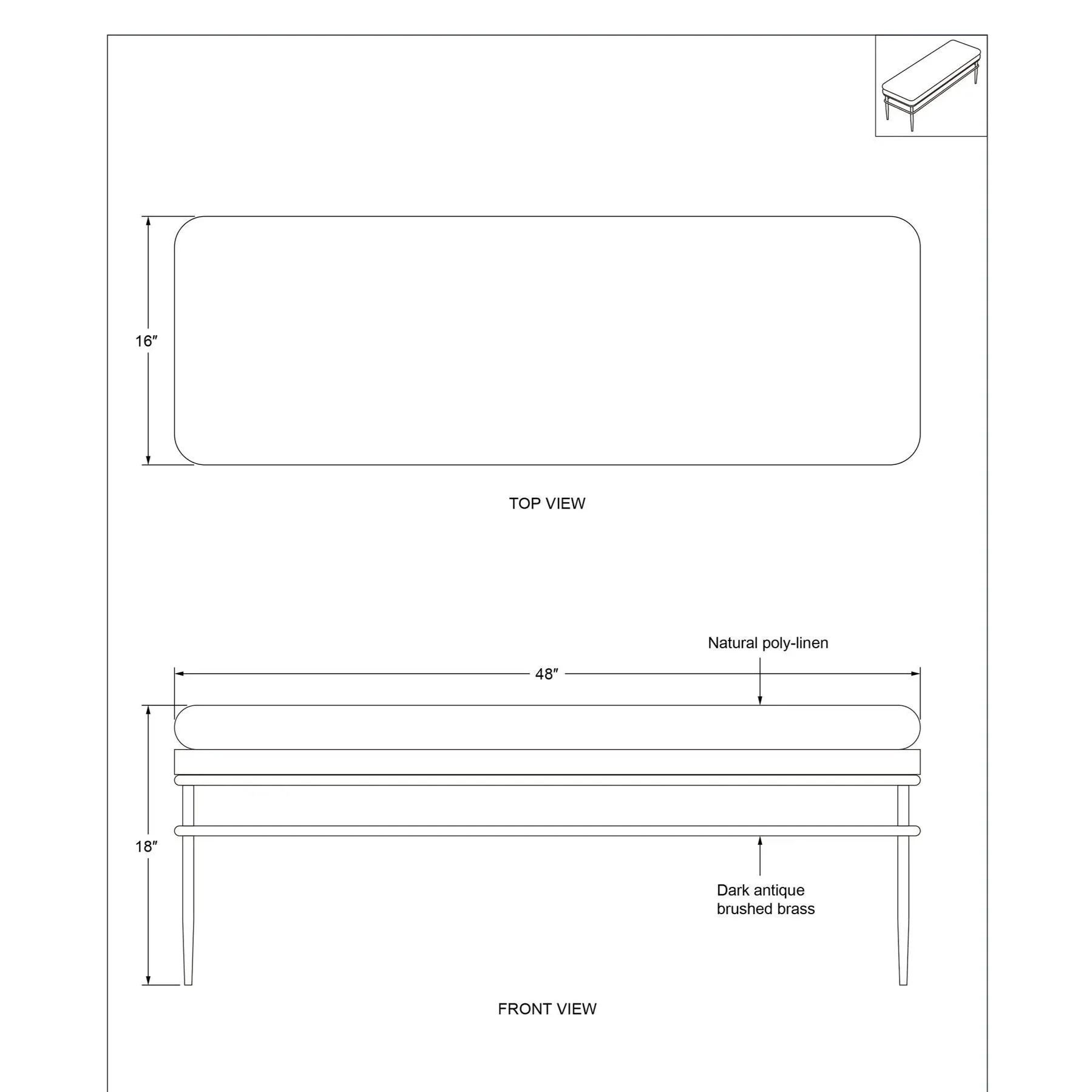 Paredes Bench - Image 7