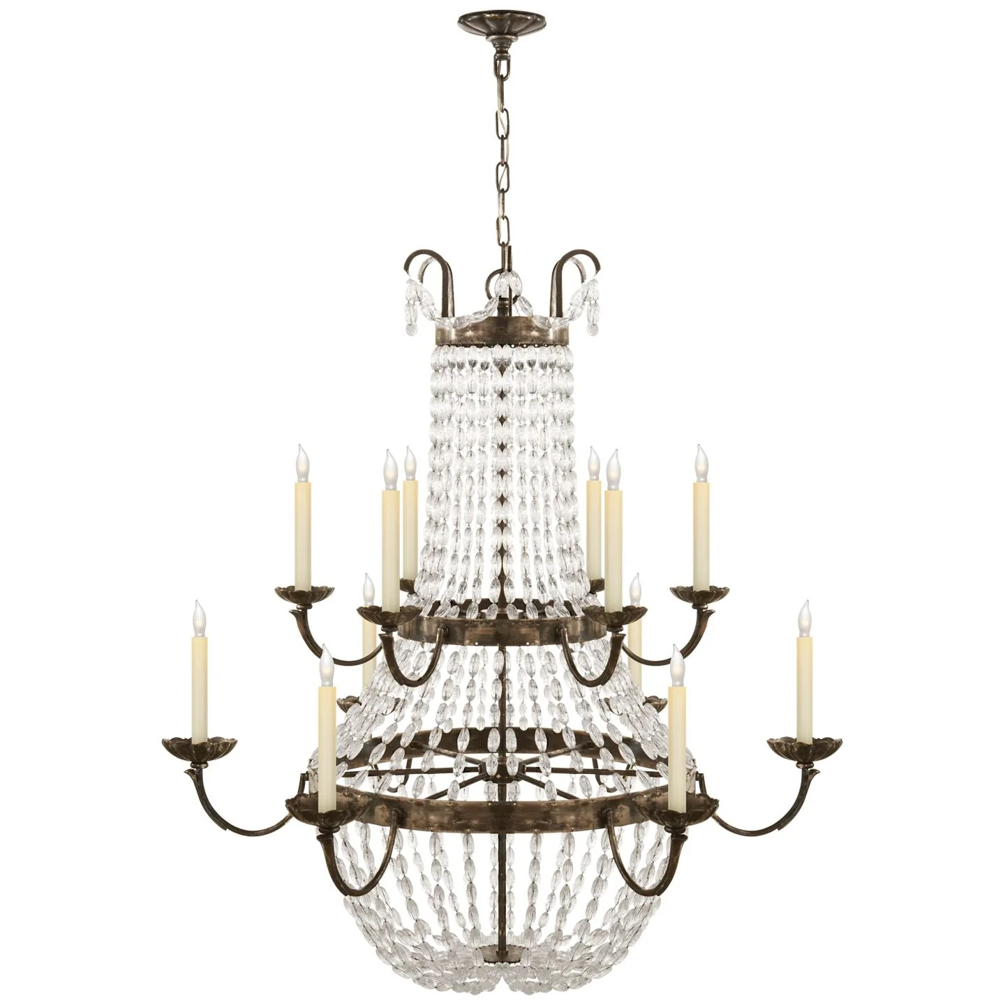 Paris Flea Market Grande Chandelier - Image 2