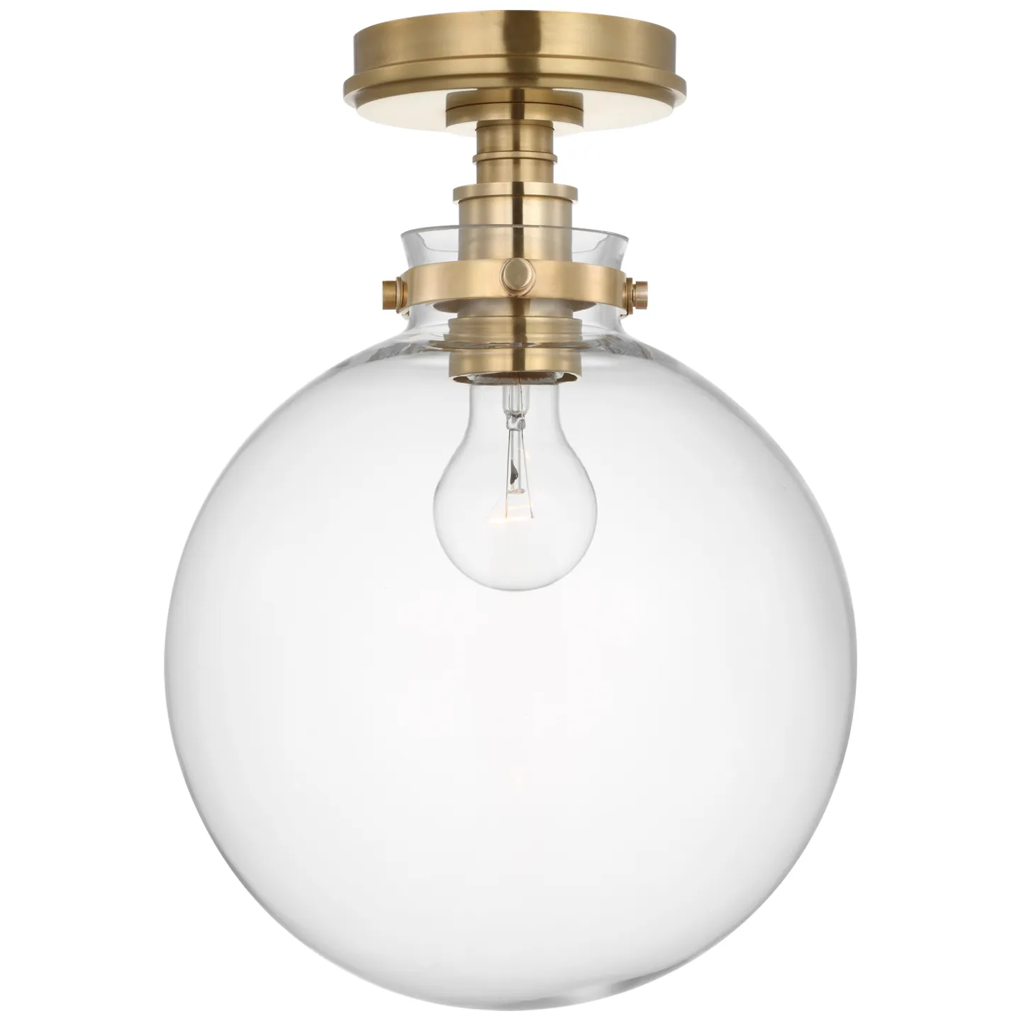 Parkington 10" Globe Flush Mount