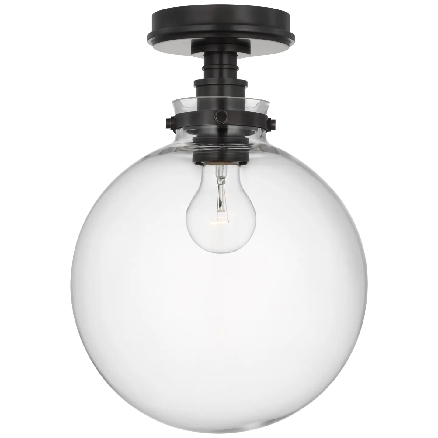 Parkington 10" Globe Flush Mount - Image 4