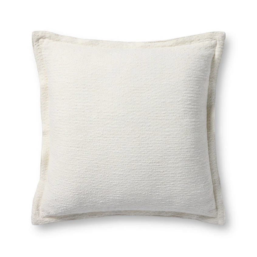 Morris white Pillows | Chris Loves Julia x Loloi